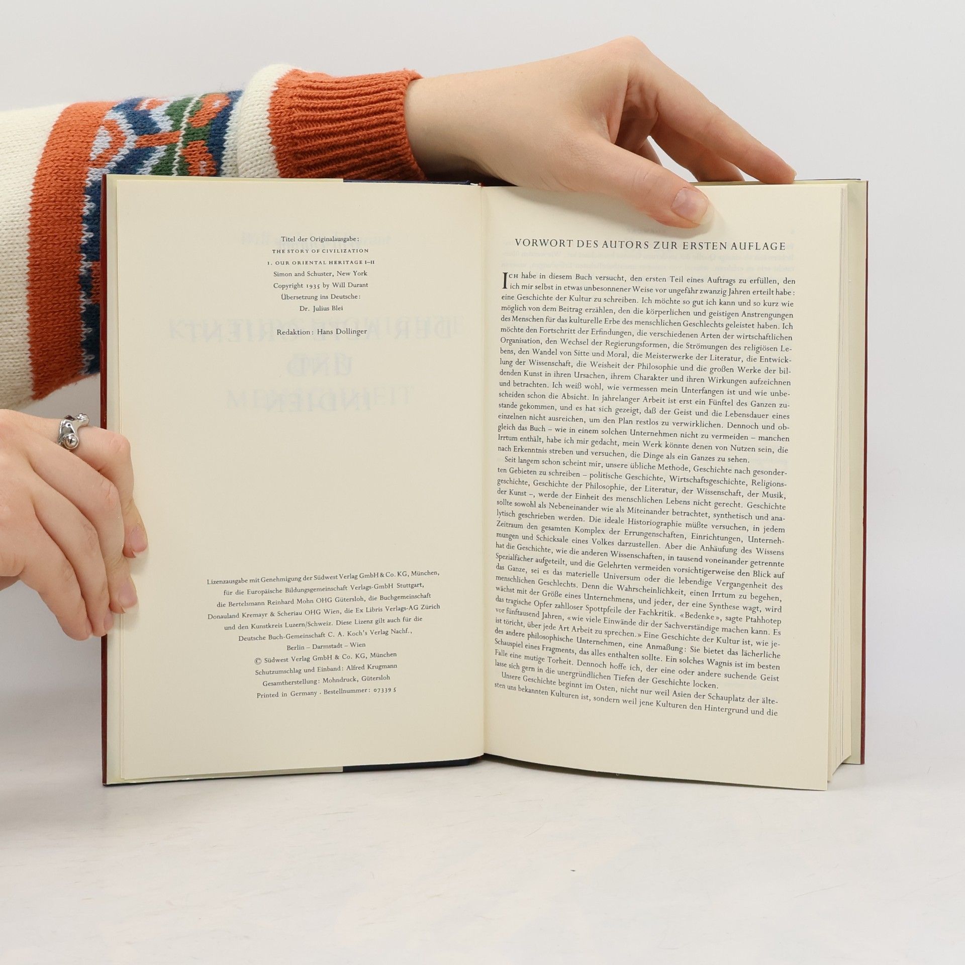 Wille und Ariel Durant Durant Kulturgeschichte der Menschheit