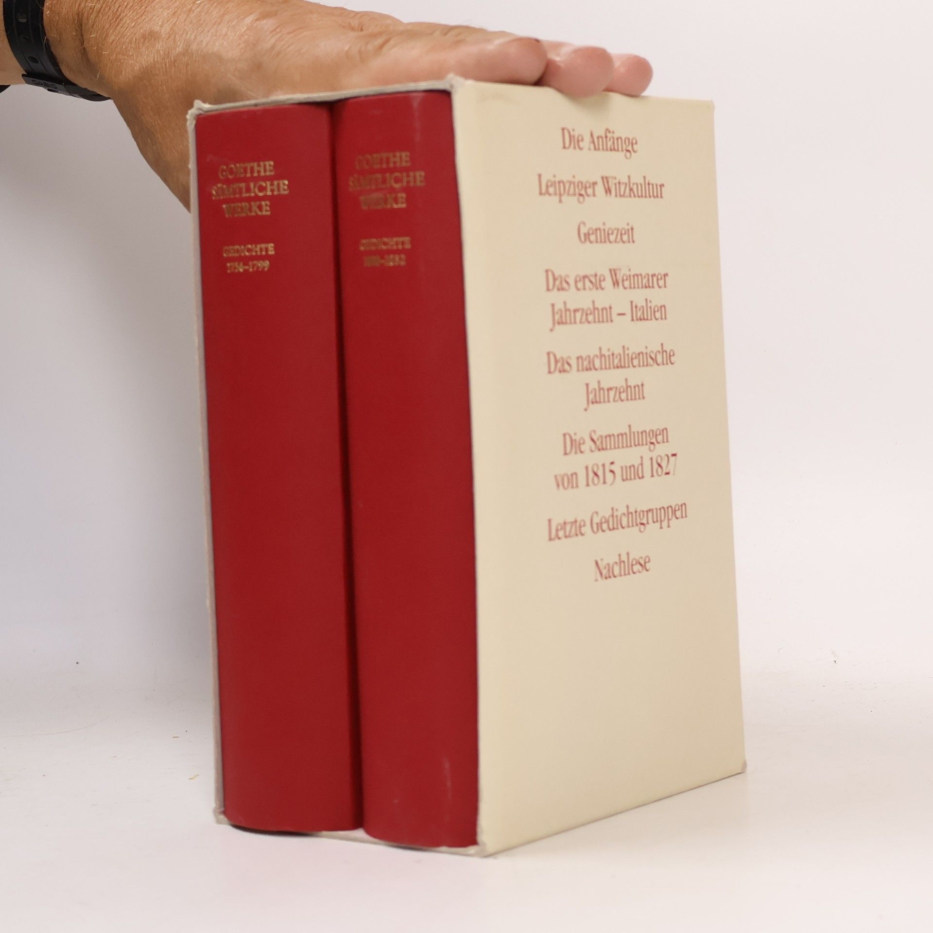 Johann Wolfgang Goethe Goethe Sämtliche Werke 1-2