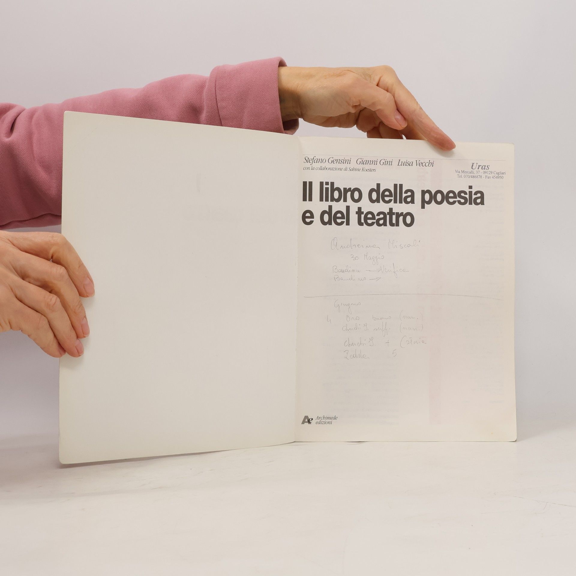 Stefano Gensini Il libro della poesia e del teatro. Per le Scuole superiori