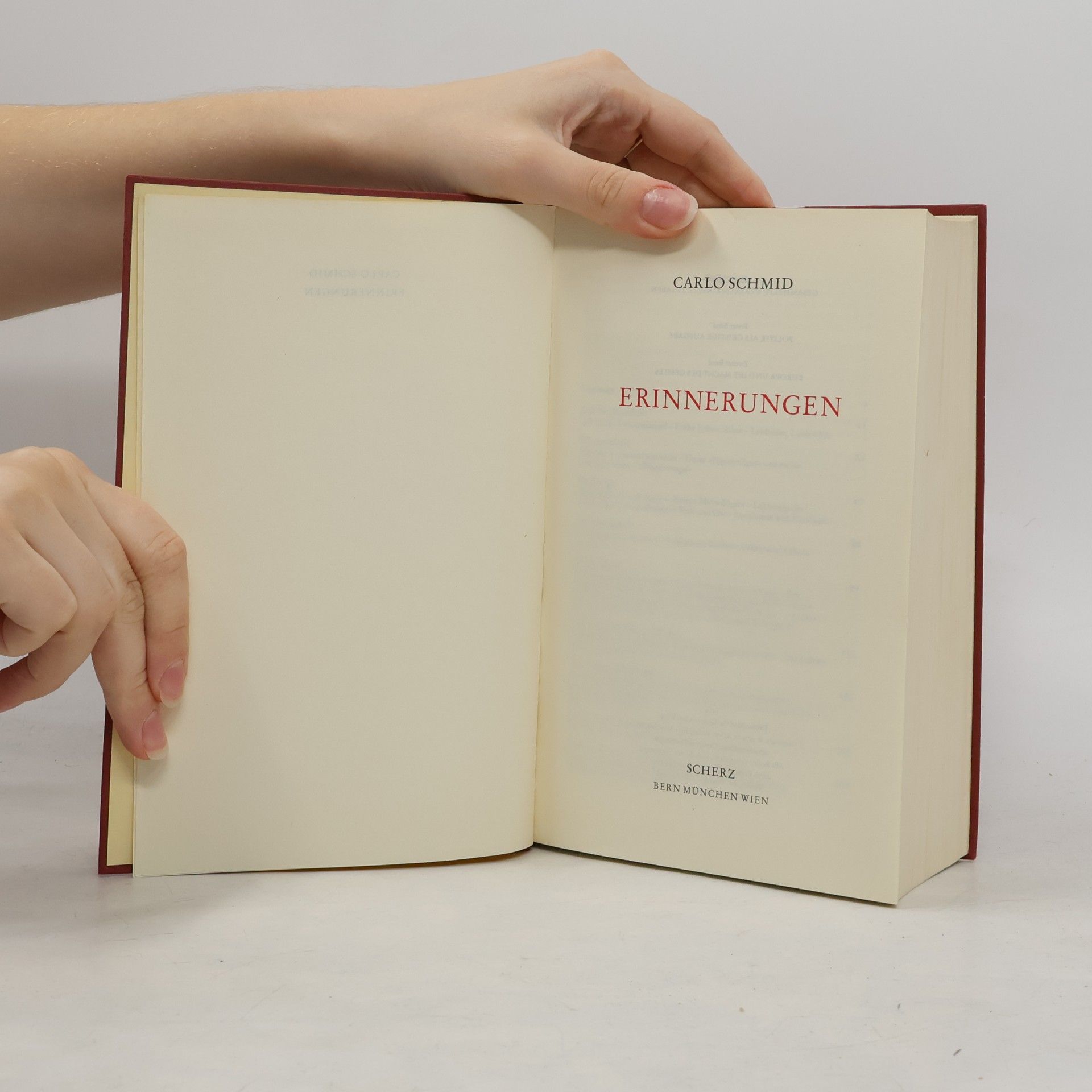 Carlos Schmidt Erinnerungen