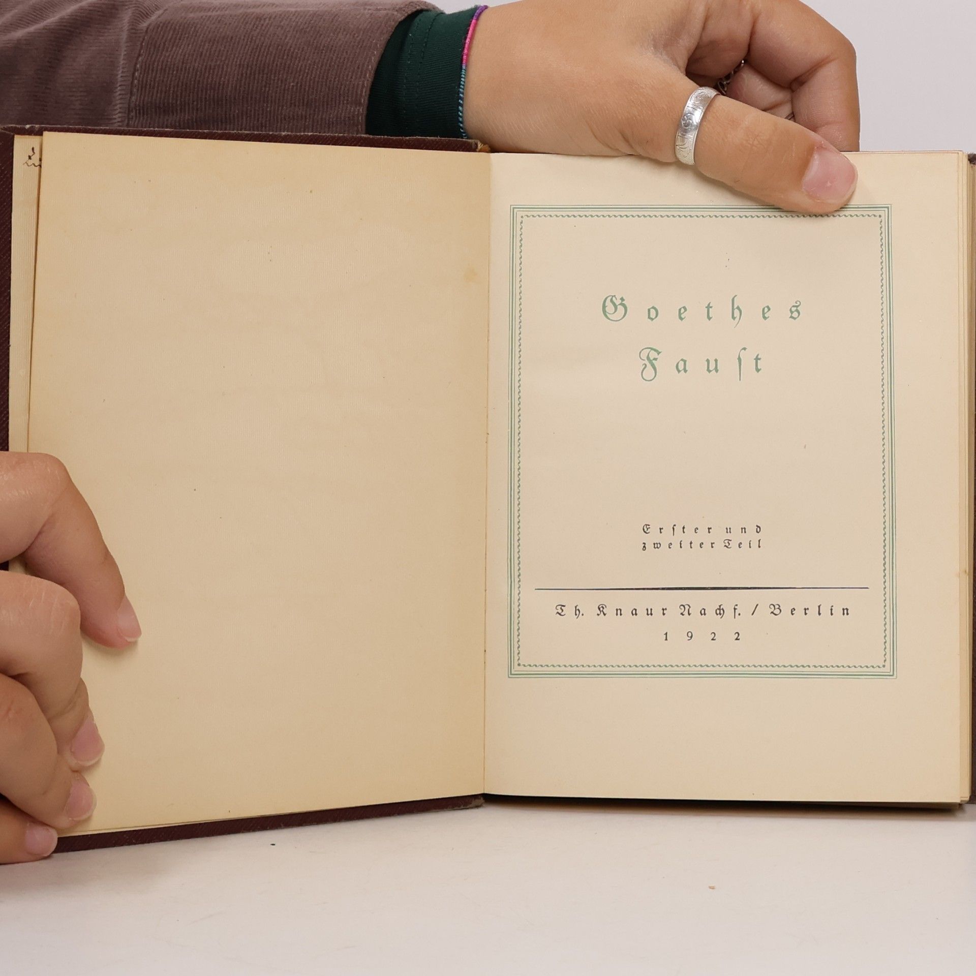 Johann Wolfgang von Goethe Goethes Faust 1-2