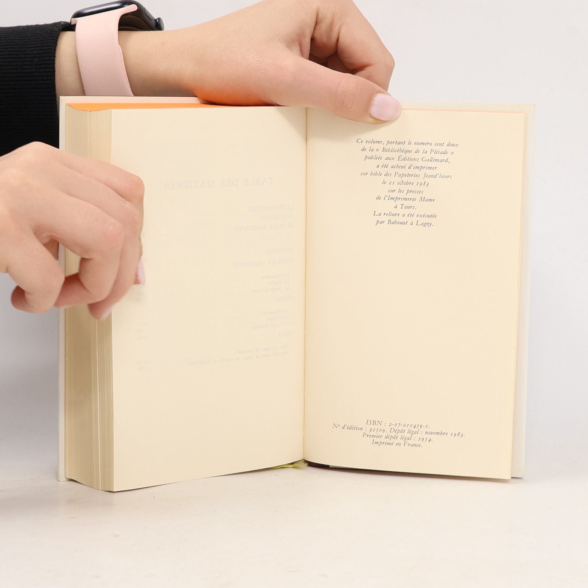 Marcel Proust Bibliothèque de la Pléiade - 3: A la recherche du temps perdu - Édition établie et annotée par Pierre Clarac et André Ferré