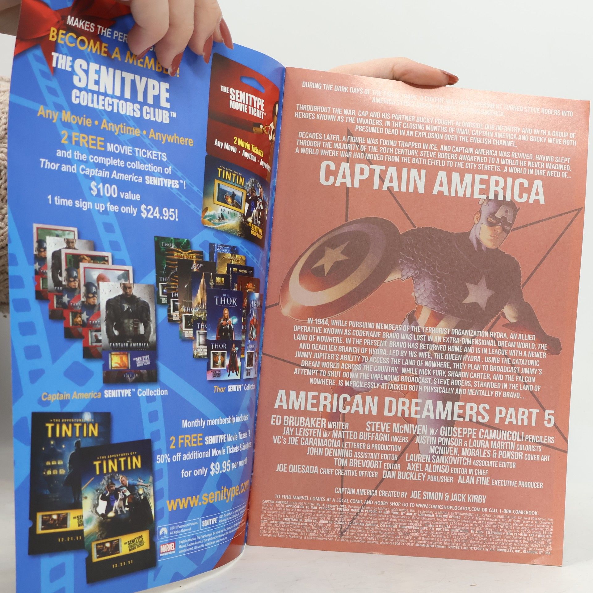 Brubaker Captain America, no. 5