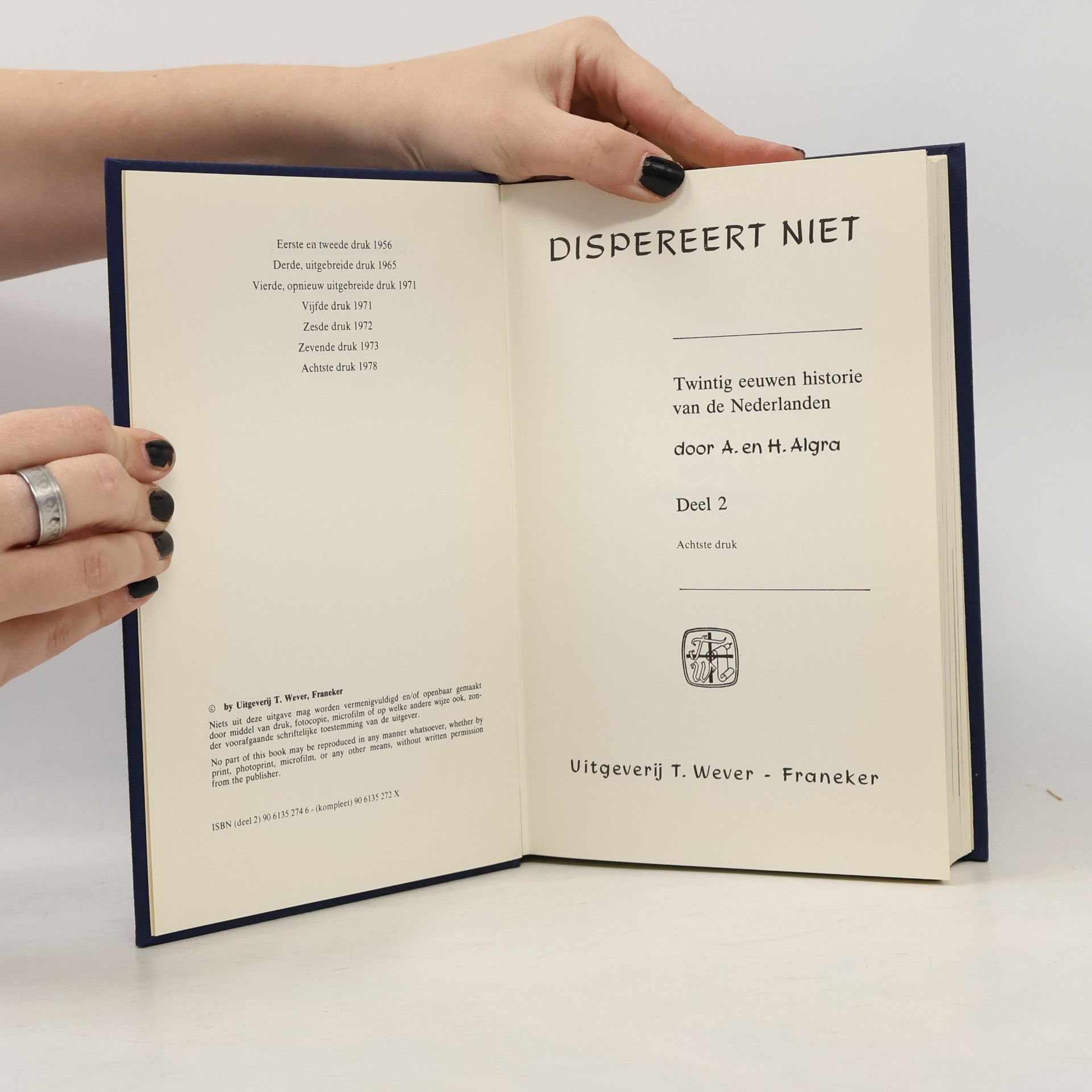 A. Algra Twintig eeuwen historie van de Nederlanden Deel 2