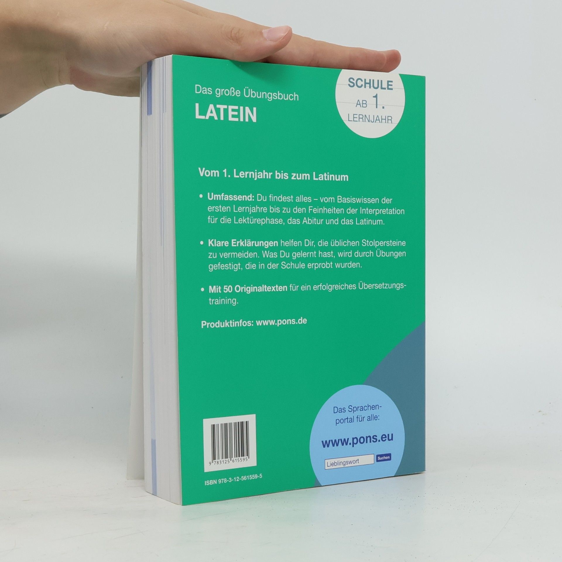 Thomas Must PONS Das große Übungsbuch Latein