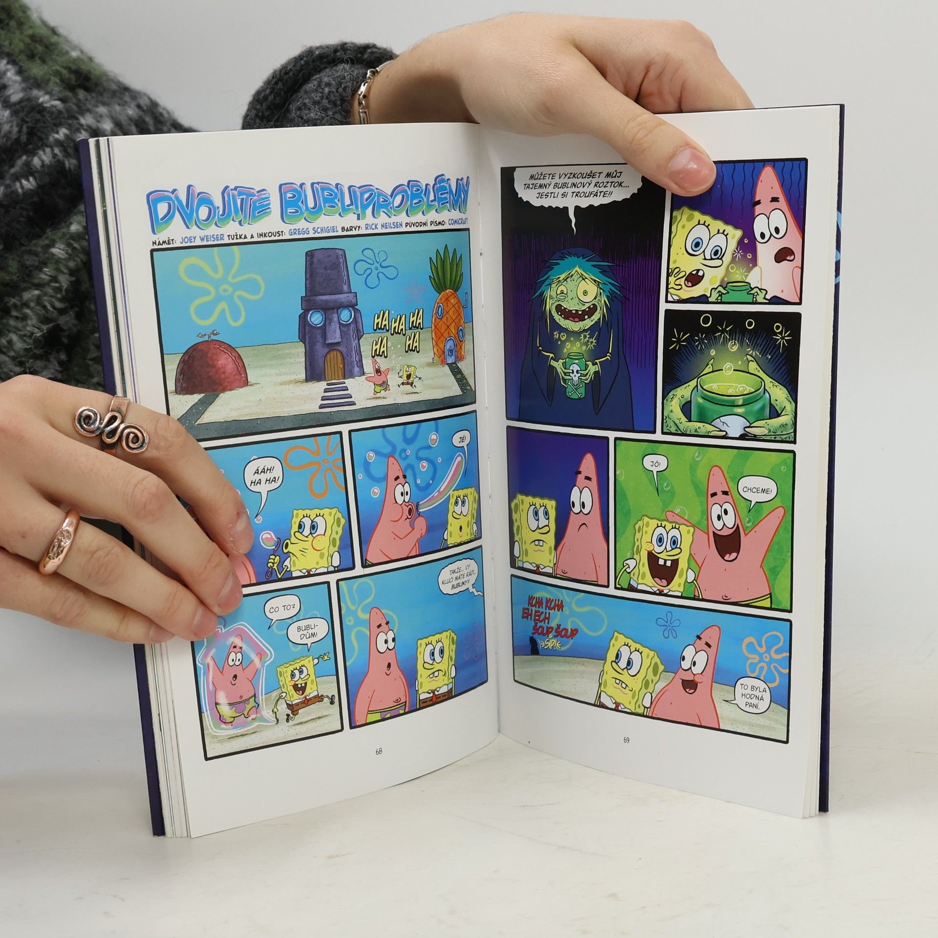 Stephen Hillenburg SpongeBob : komiks. Č. 3, Příběhy ze zakletého ananasu