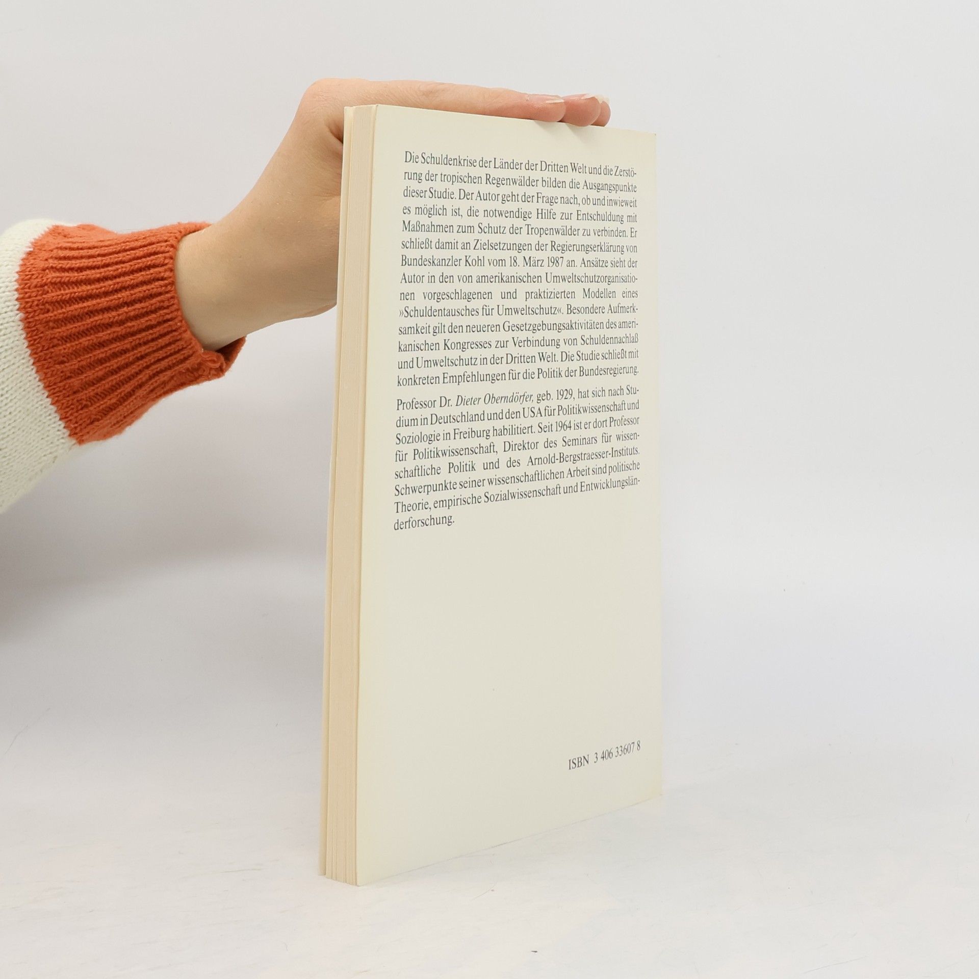 Dieter Oberndörfer Perspektiven und Orientierungen: Schriftenreihe des Bundeskanzleramtes - 5: Schutz der tropischen Regenwälder durch Entschuldung
