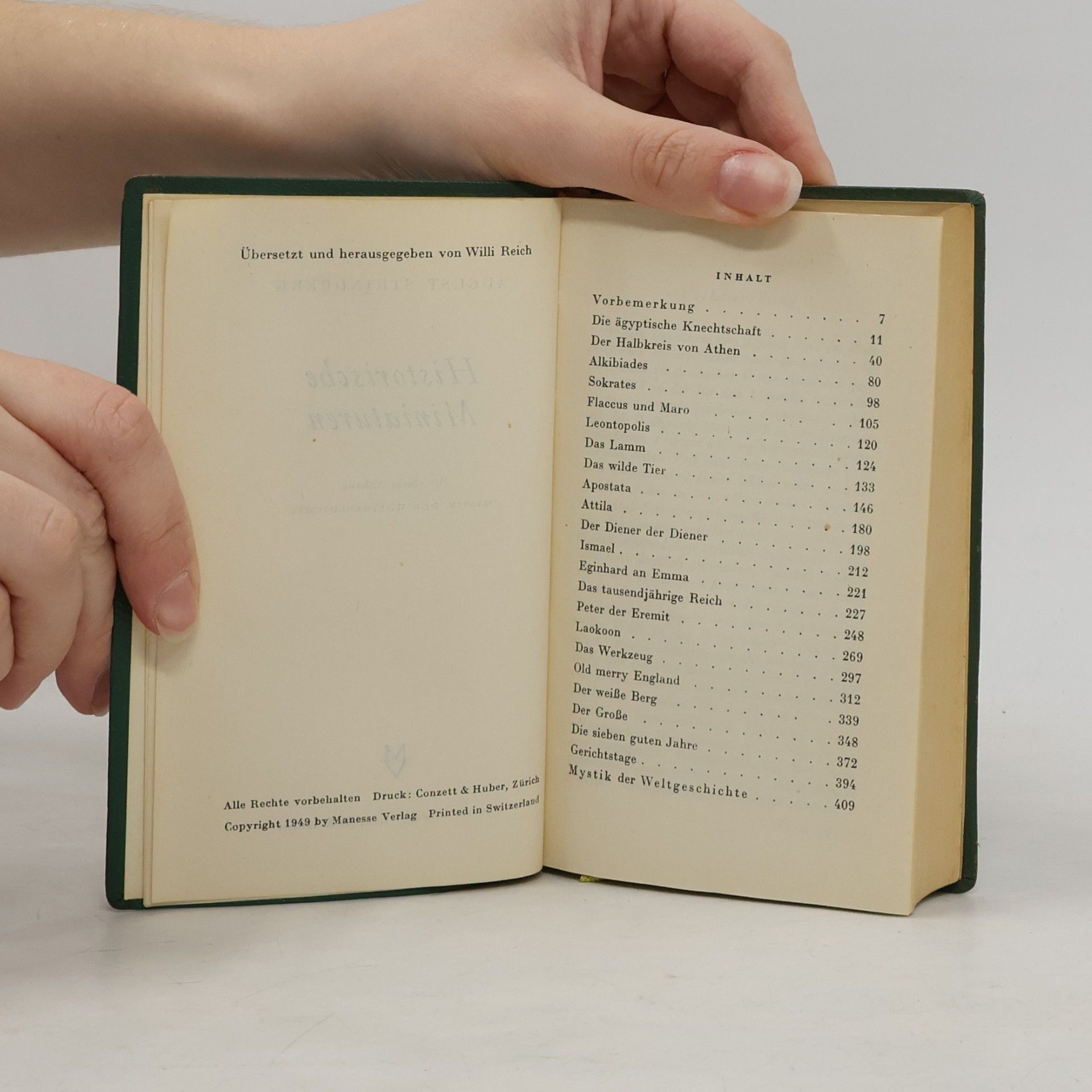 Strindberg Historische Miniaturen