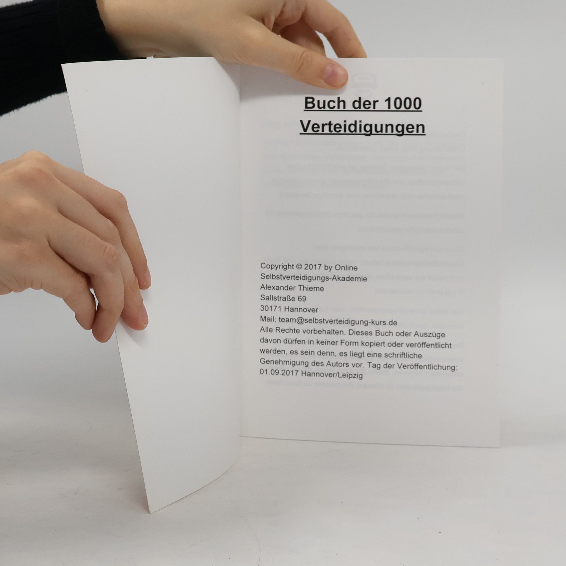 Autorenkollektiv Das Buch der 1000 blitz Verteidigungen