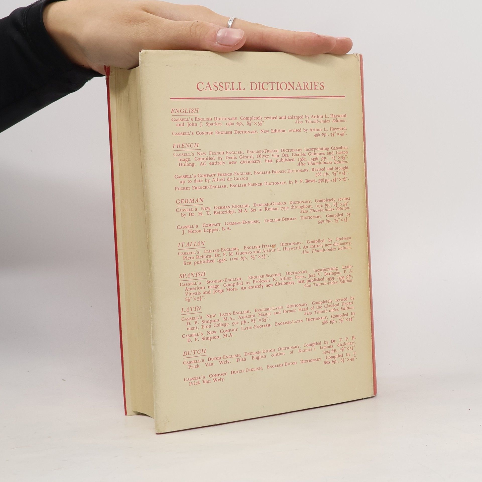 Betteridge Harold T. Cassel's New German Dictionary