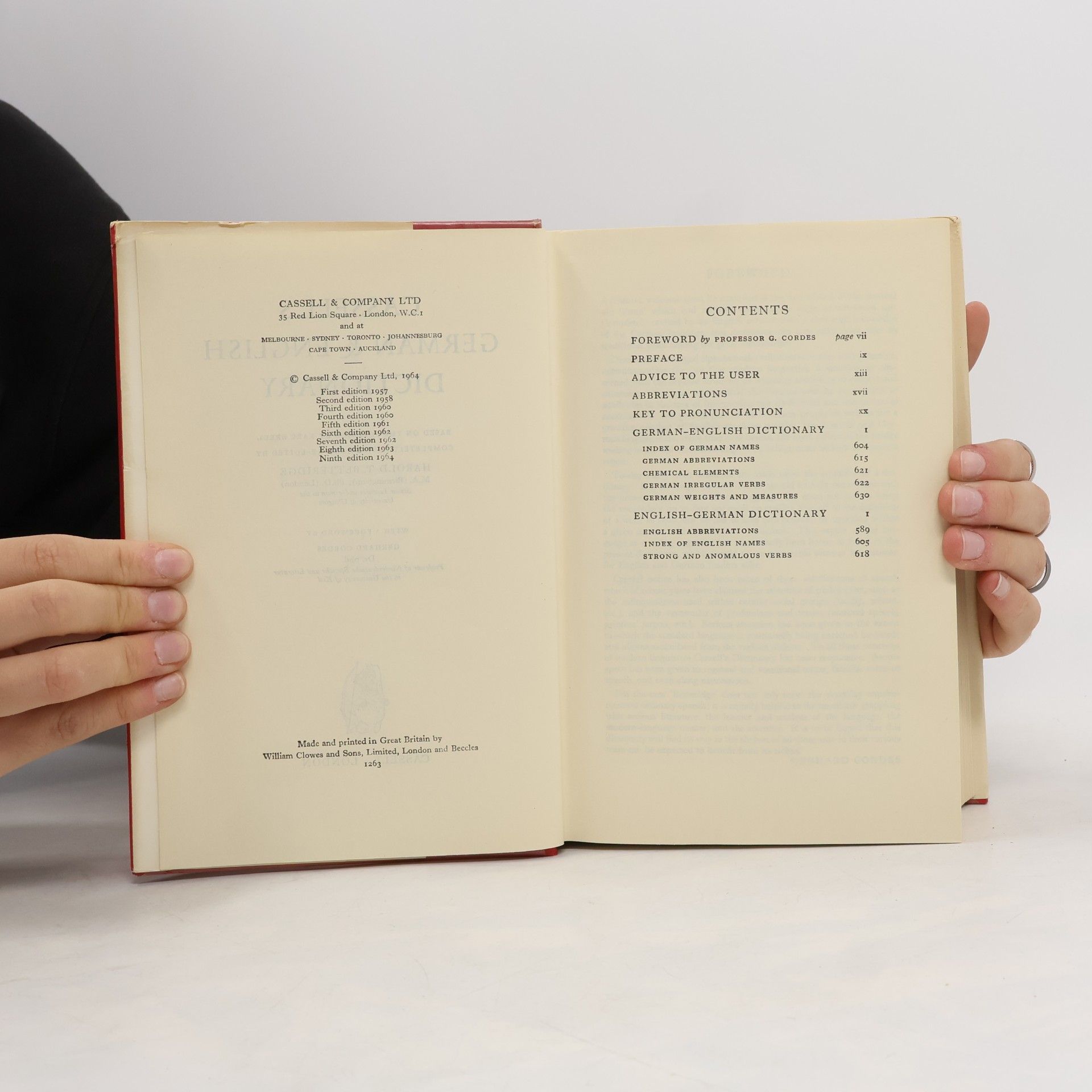 Betteridge Harold T. Cassel's New German Dictionary