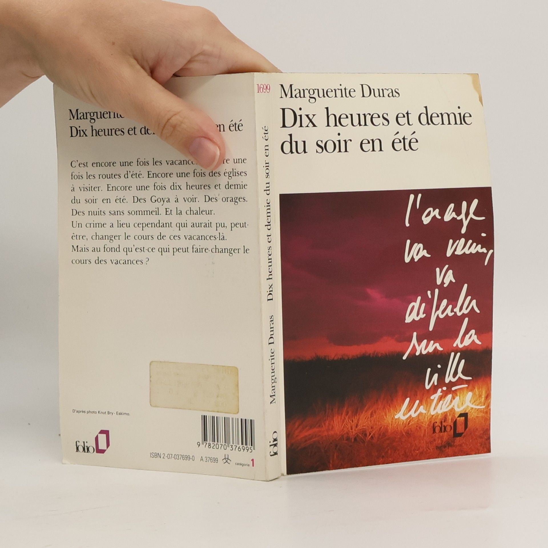 Marguerite Duras Dix heures et demie du soir en été