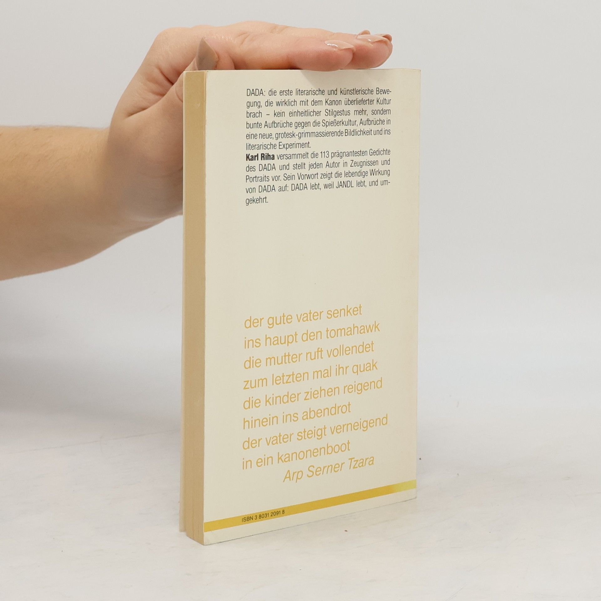 Karl Riha 113 Dada Gedichte
