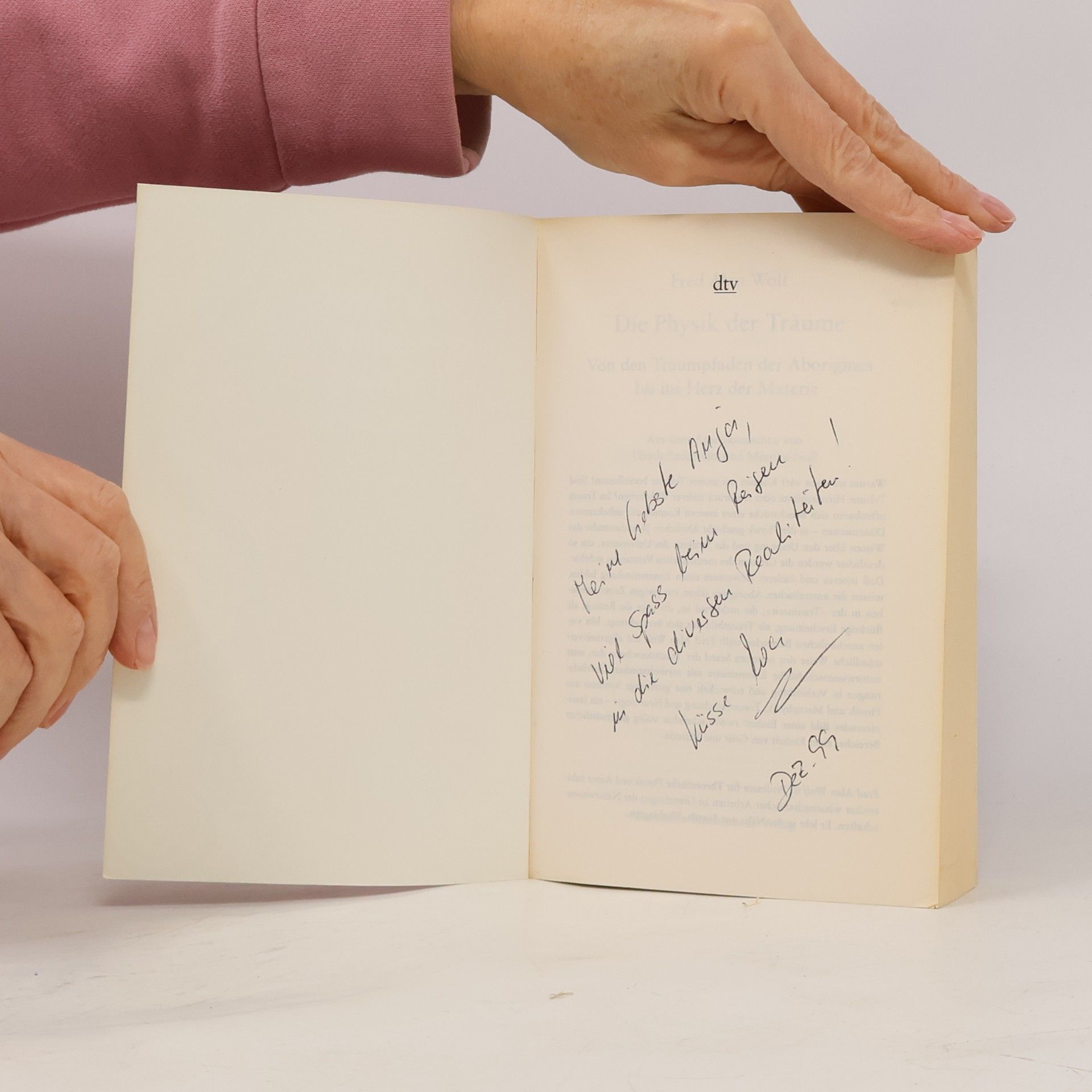 Fred Wolf Die Physik der Träume