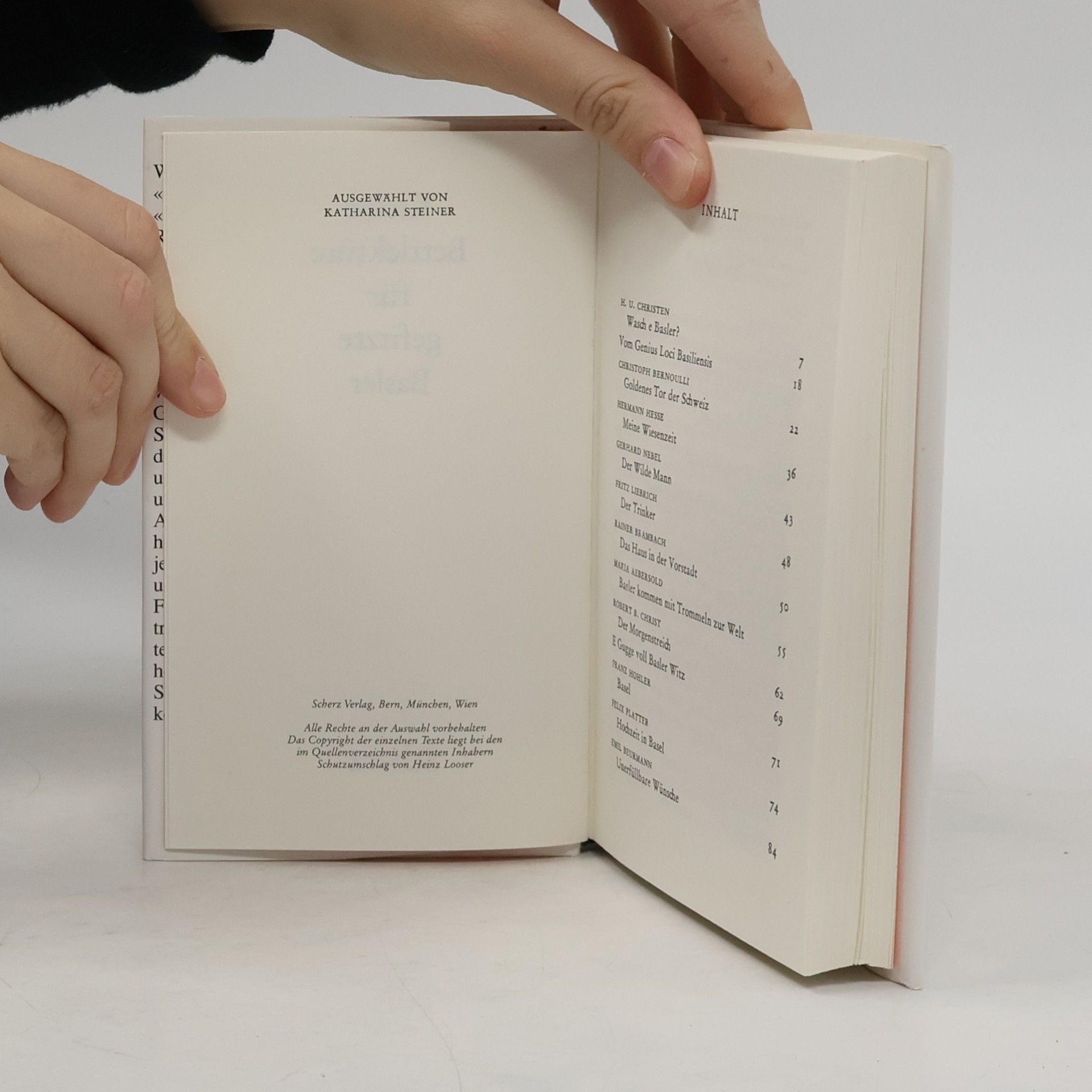 Katharina Steiner Kleine Bettlektüre für gefitzte Basler