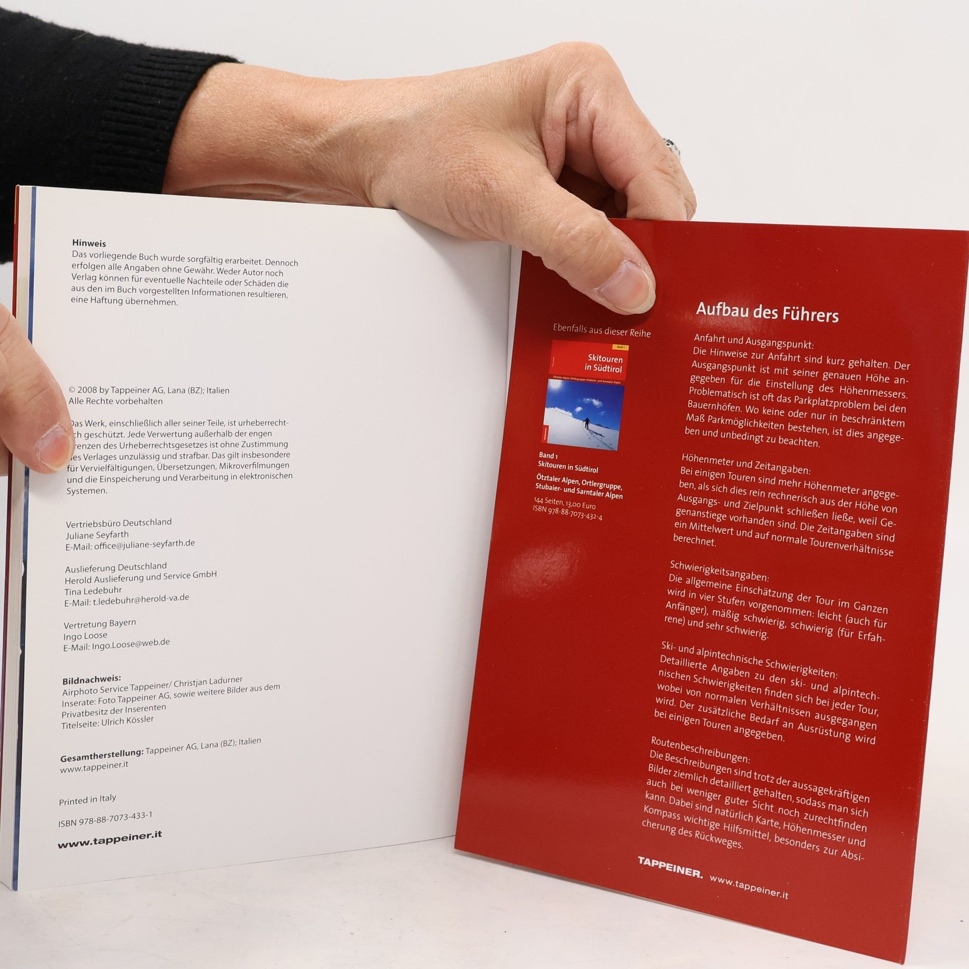 Various authors Skitouren in Südtirol