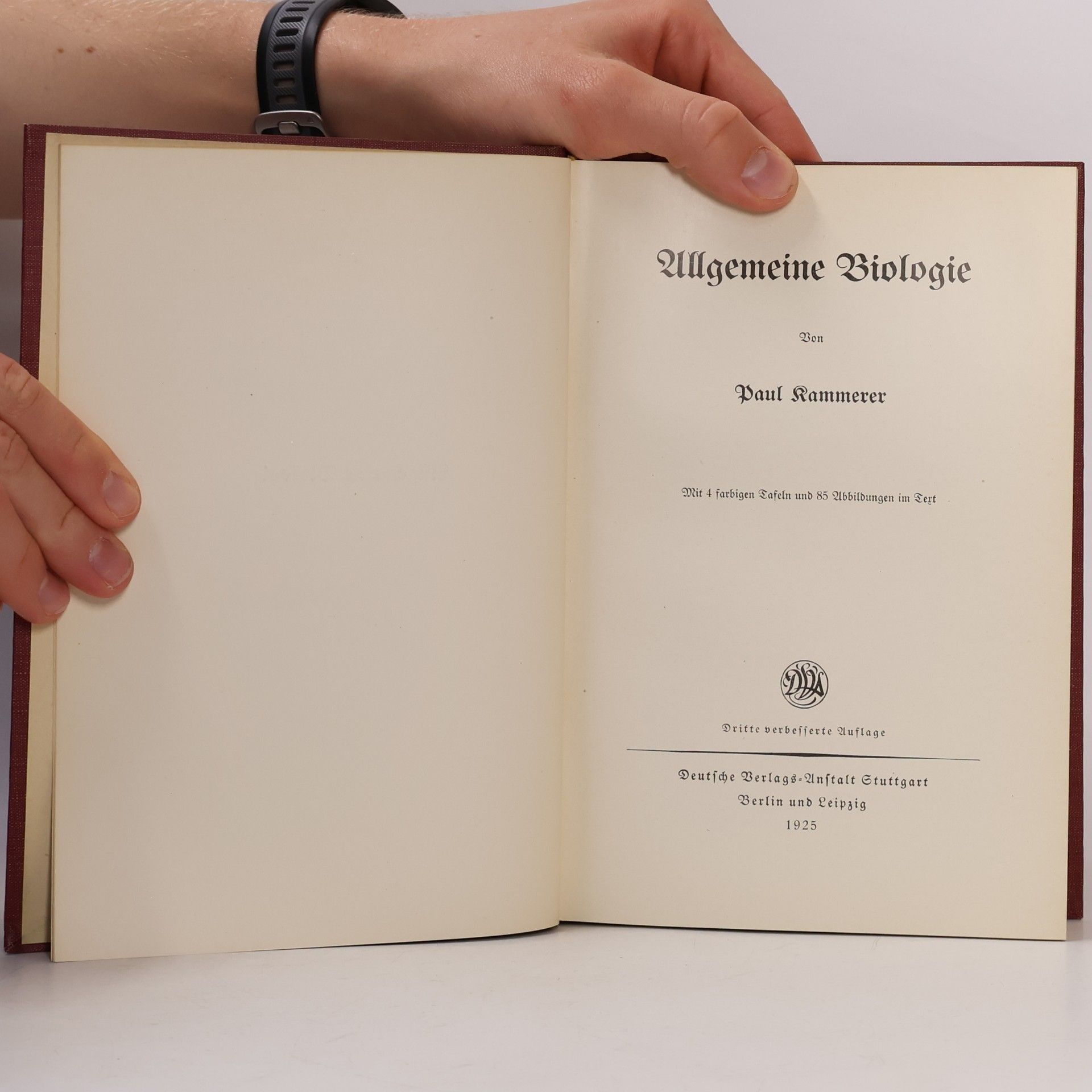 Paul Kammerer Allgemeine Biologie