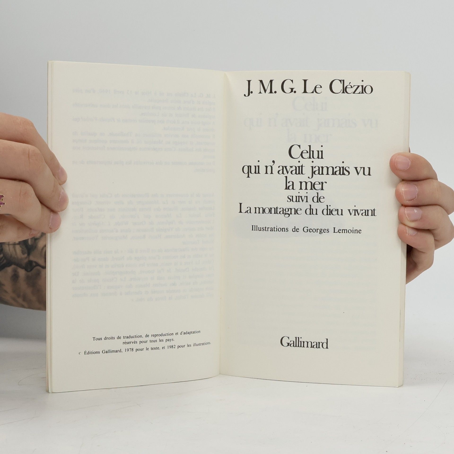 Jean-Marie Le Clézio Folio junior: Celui qui n'avait jamais vu la mer ; suivi de, La montagne du dieu vivant