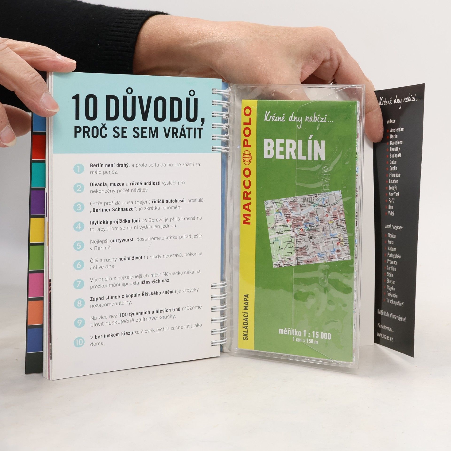 Autorenkollektiv Berlín - průvodce na spirále s mapou MD