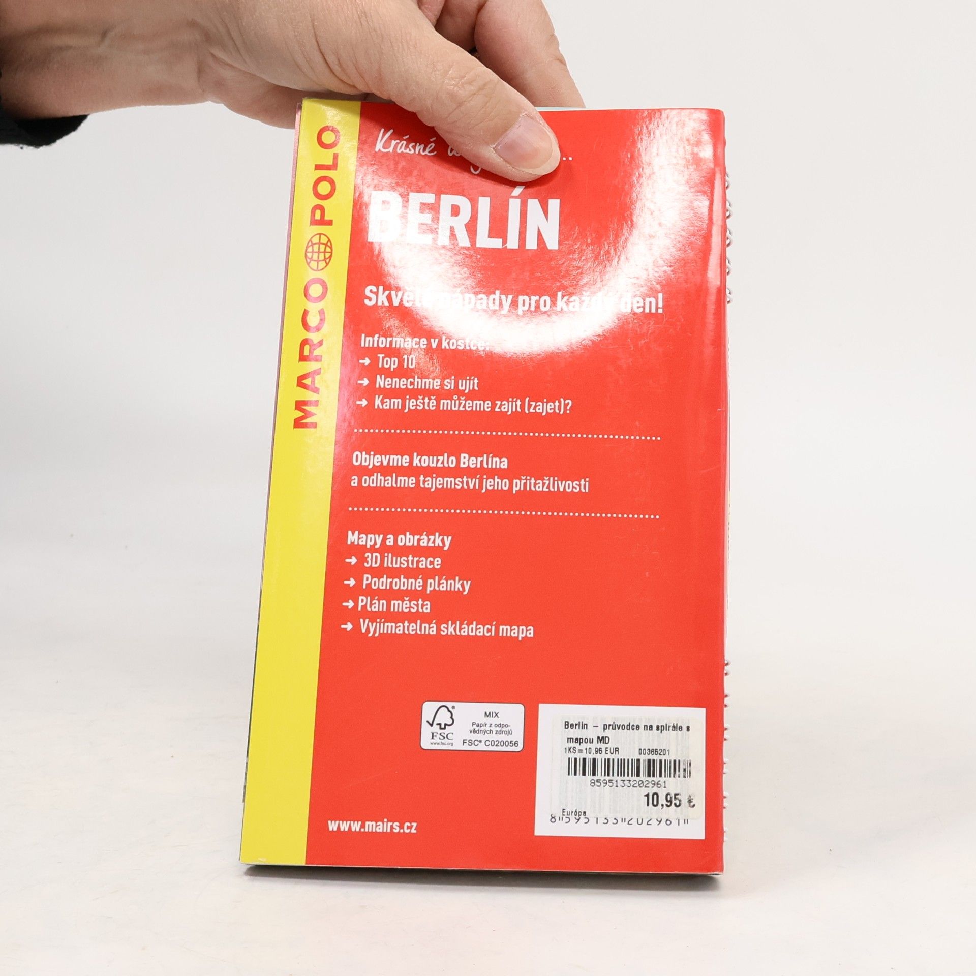 Autorenkollektiv Berlín - průvodce na spirále s mapou MD