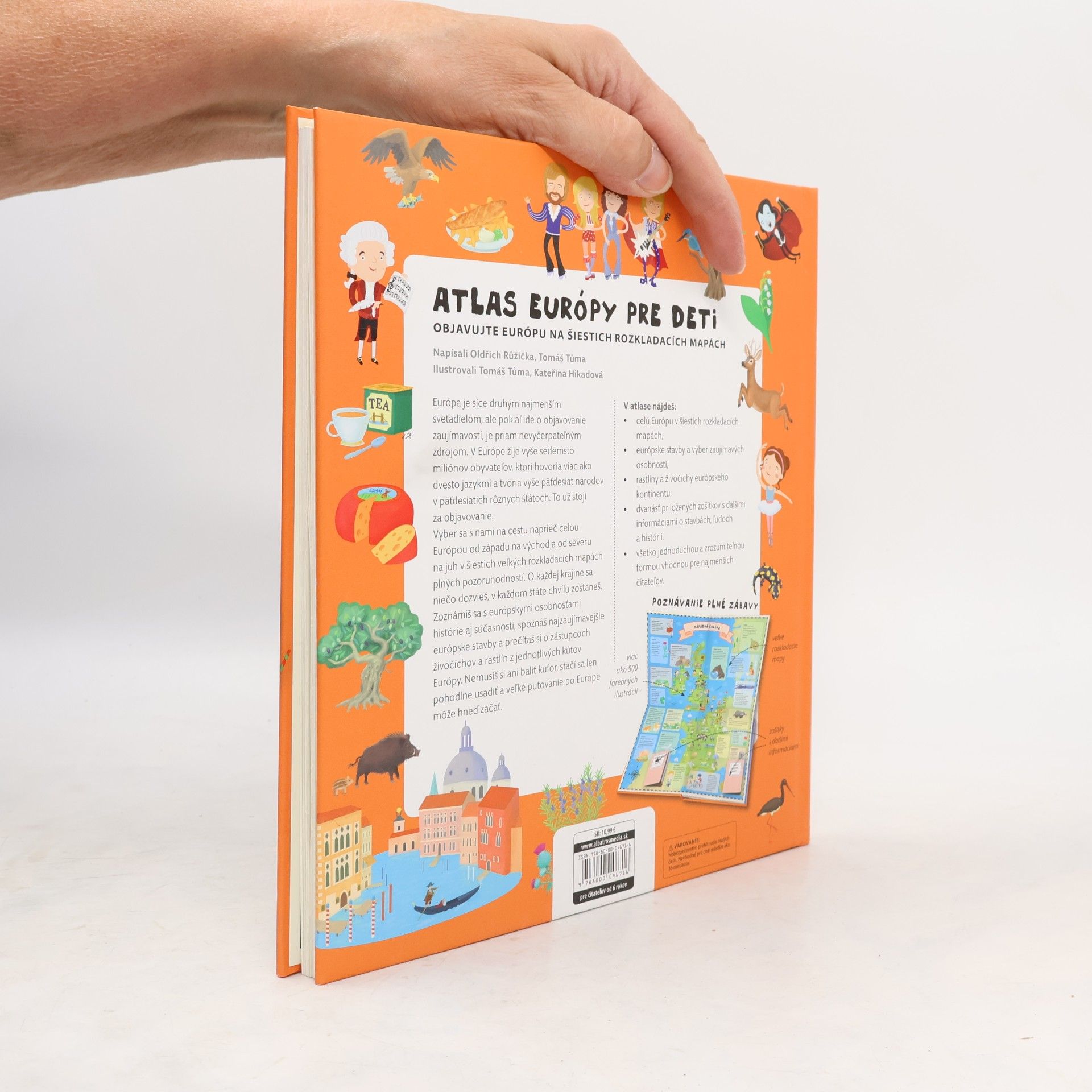 Oldřich Růžička Atlas Európy pre deti