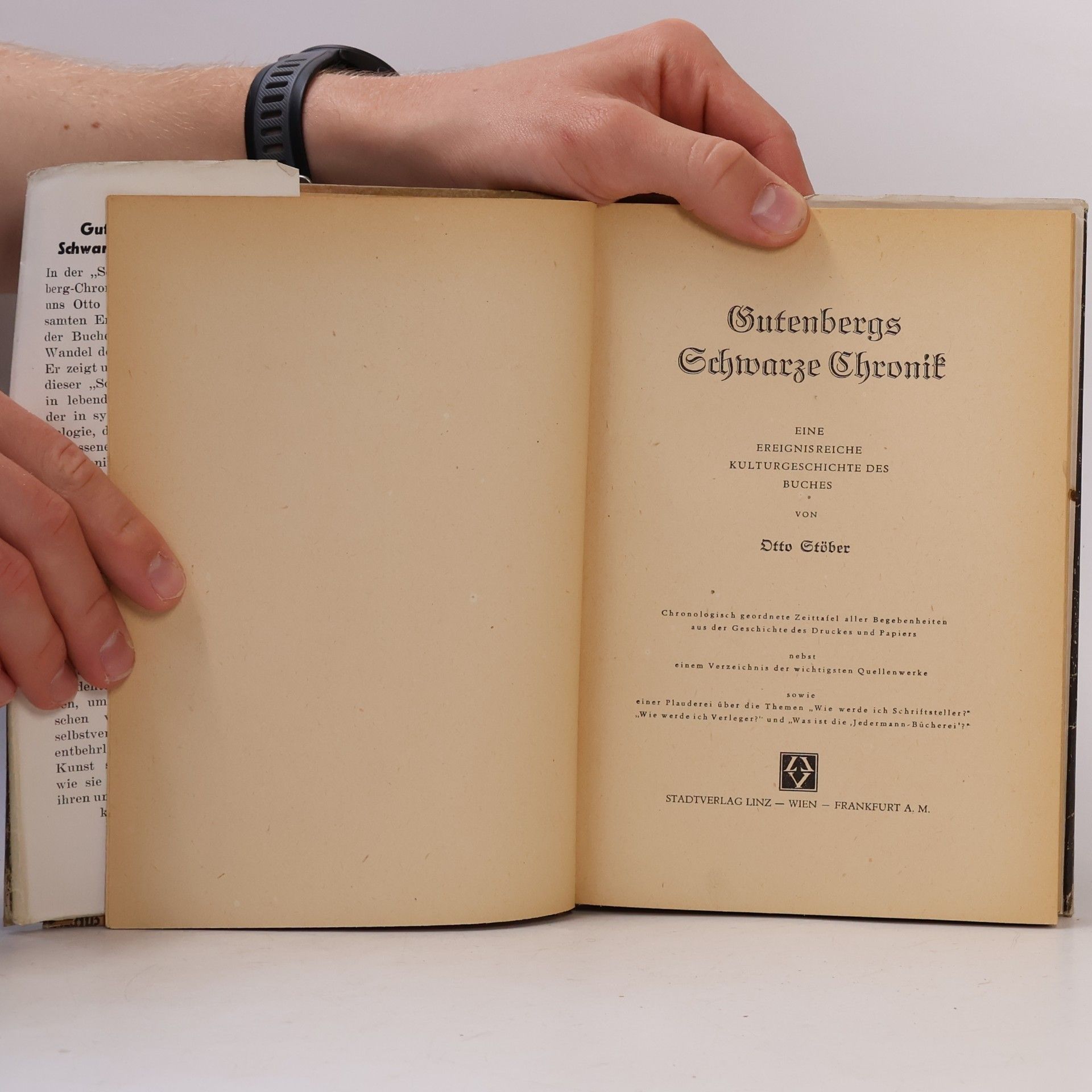 Otto Stöber Gutenbergs Schwarze Chronik