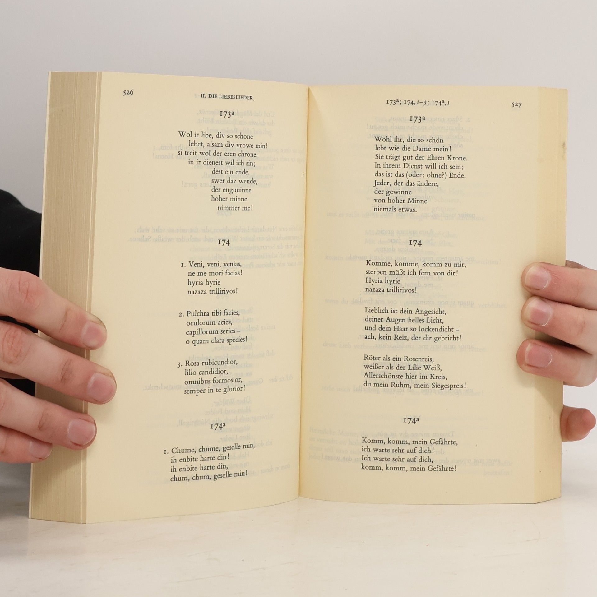 Alfons Hilka Carmina Burana. Die Lieder der Benediktbeurer Handschrift