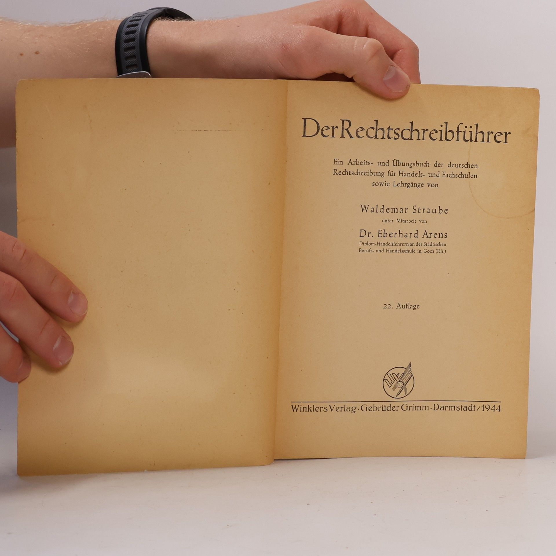 Waldemar Straube Der Rechtschreibführer