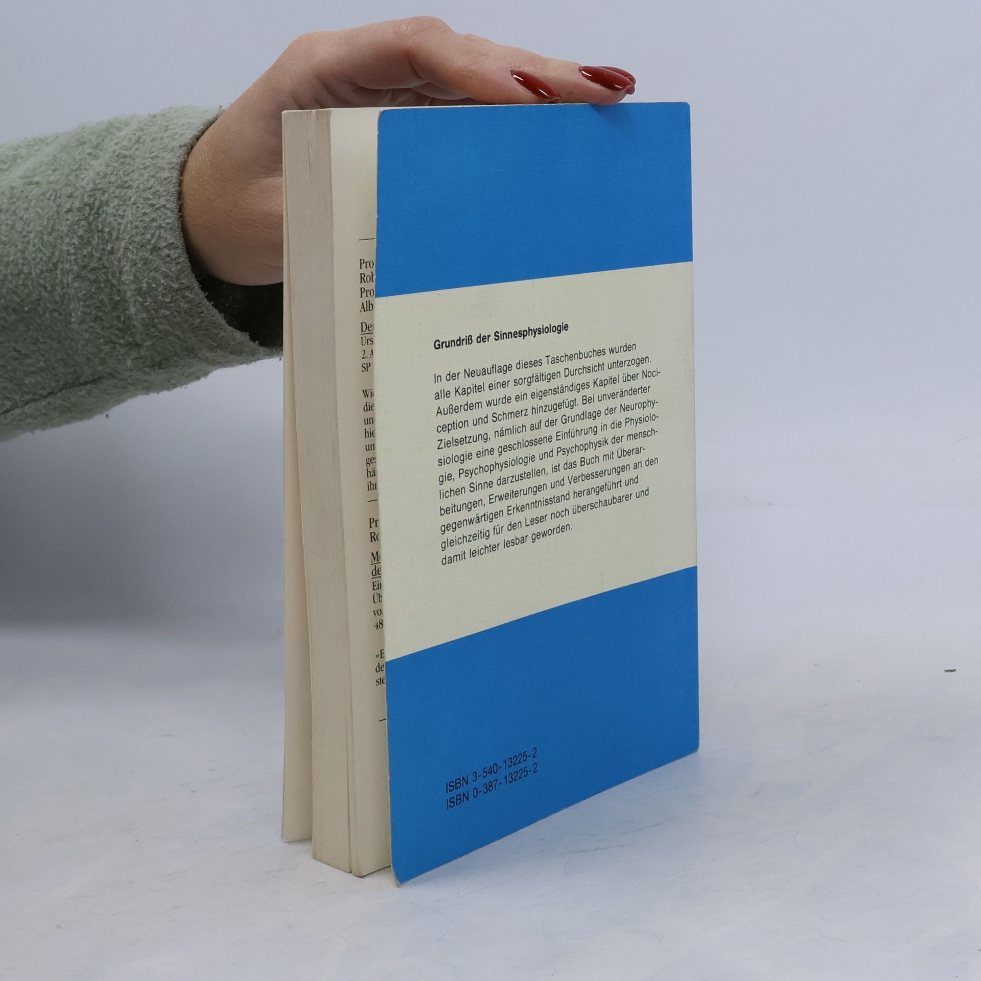 Robert F. Schmidt Heidelberger Taschenbücher Basistext - 136: Grundriß der Sinnesphysiologie - Fünfte, neubearbeitete und erweiterte Auflage