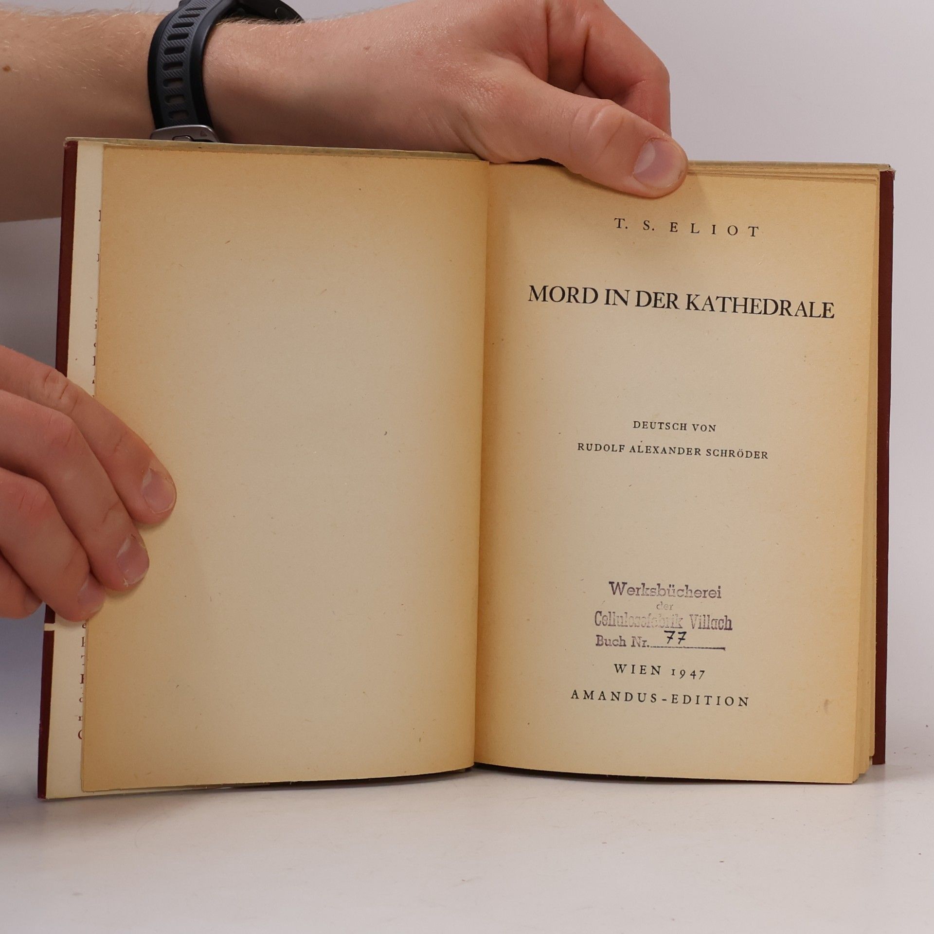 T. S. Eliot Mord in der Kathedrale