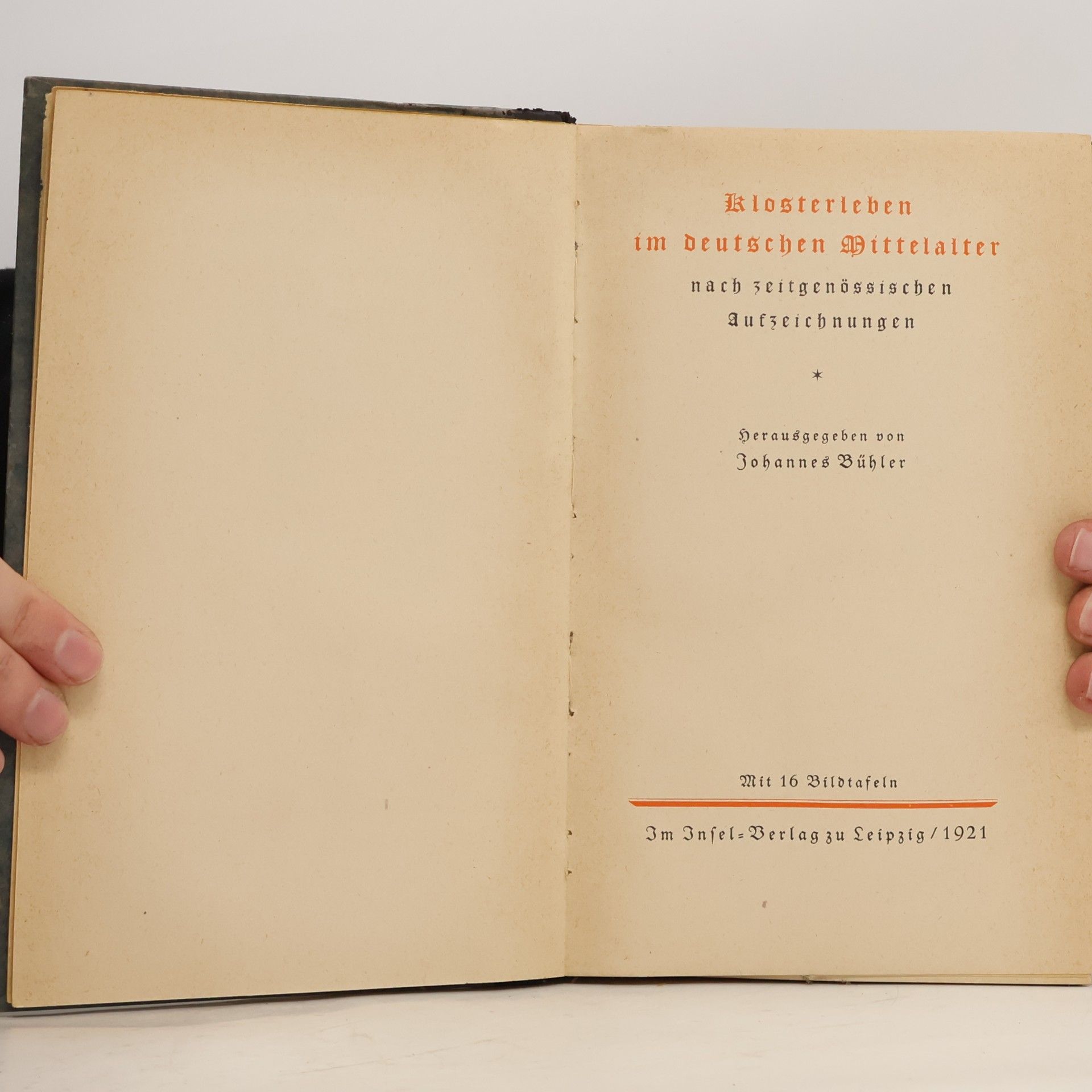 Johannes Bühler Klosterleben im deutschen Mittelalter