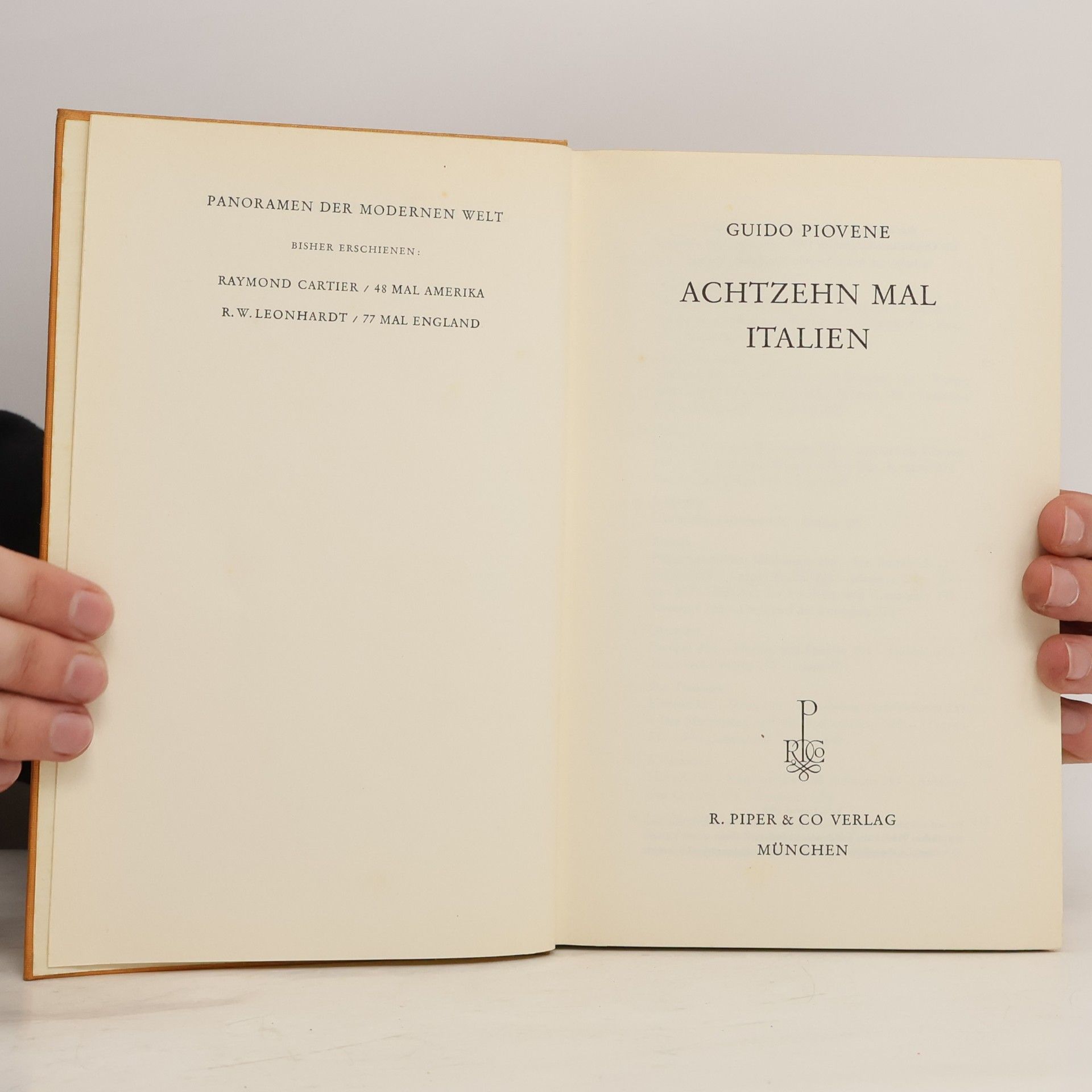 Guido Piovene Achtzehn mal Italien