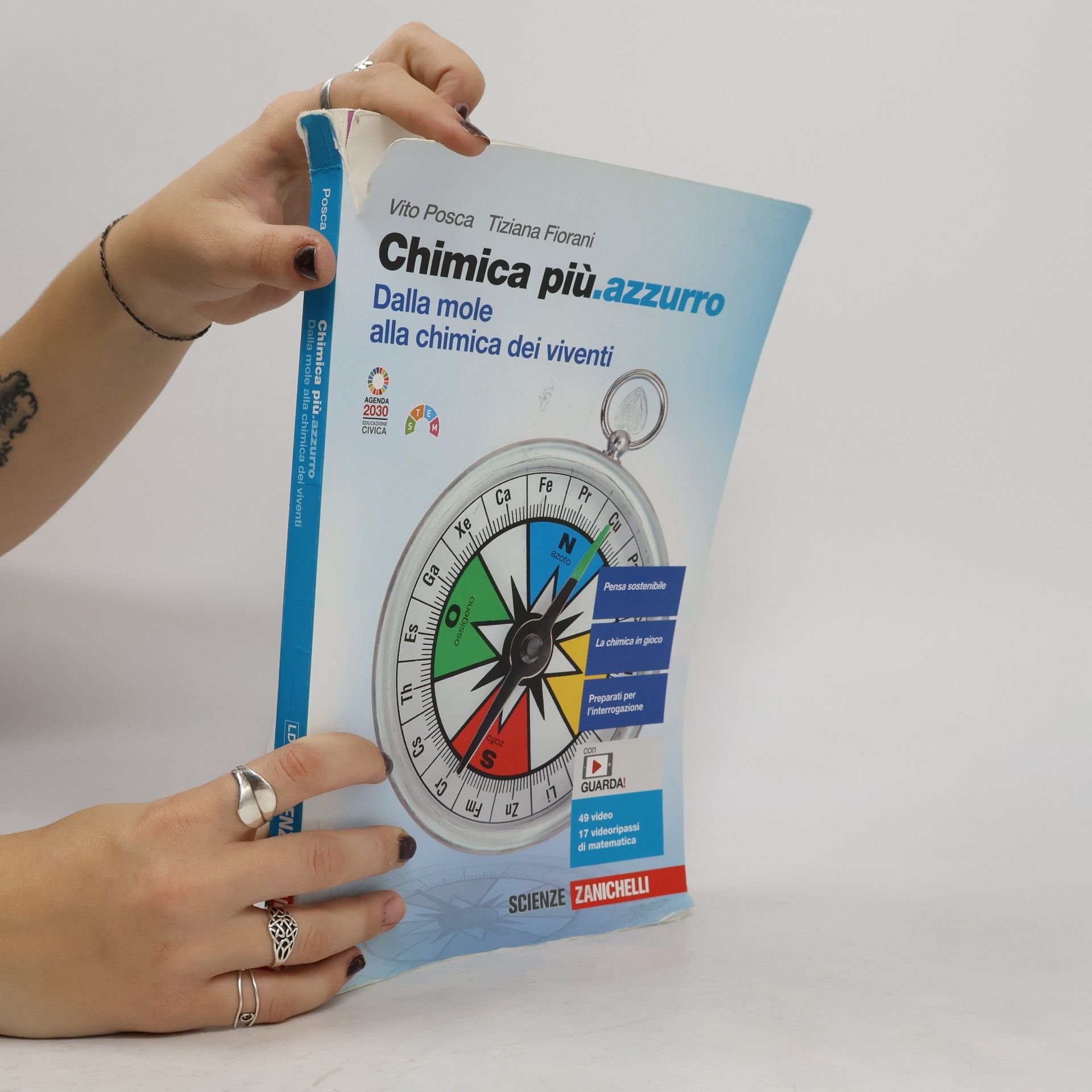 Vito Posca Scienze: Chimica più.azzurro. Dalla mole alla chimica dei viventi. Per le Scuole superiori. Con Contenuto digitale (fornito elettronicamente)