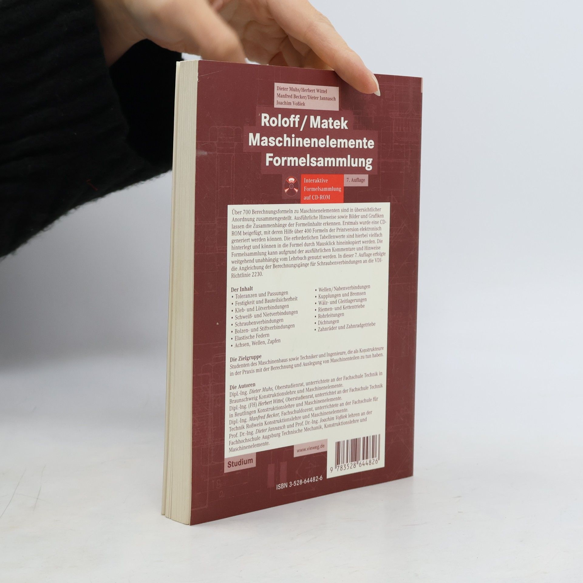 Autorenkollektiv Maschinenelemente. Formelsammlung
