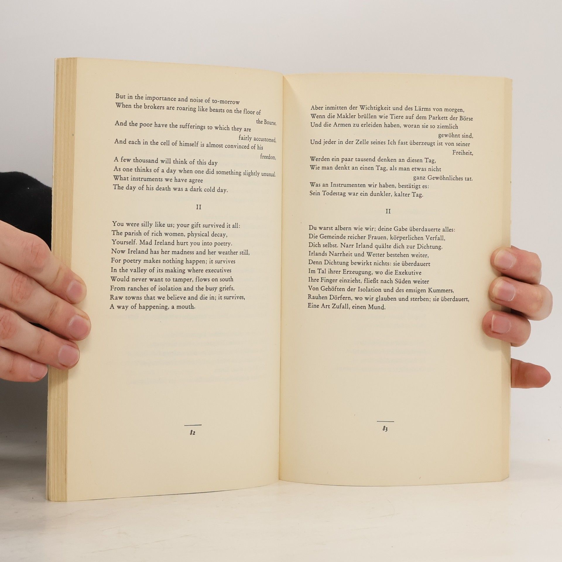 Wystan H. Auden Glück mit dem kommenden Tag