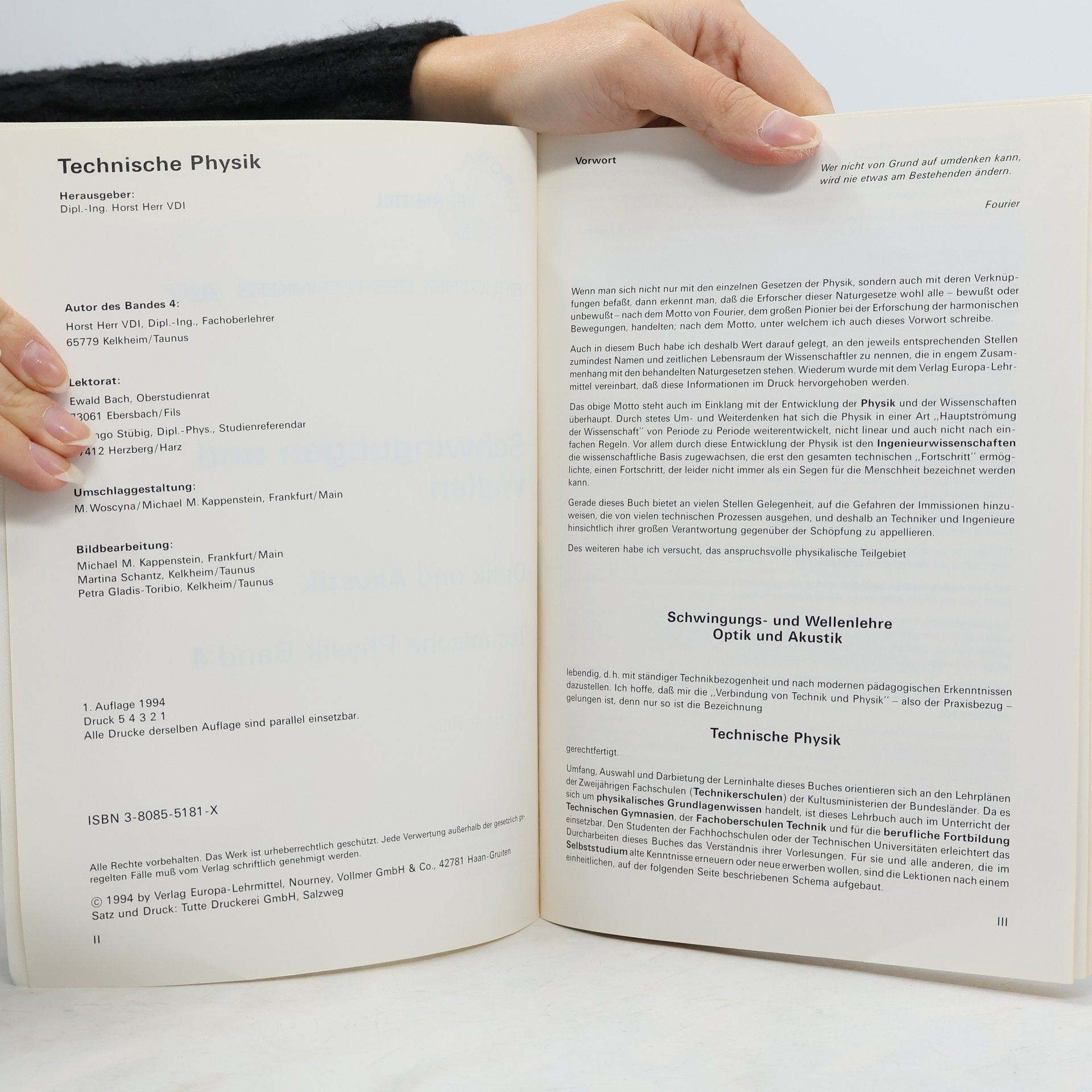 Horst Herr Bibliothek des Technikers - 4: Technische Physik