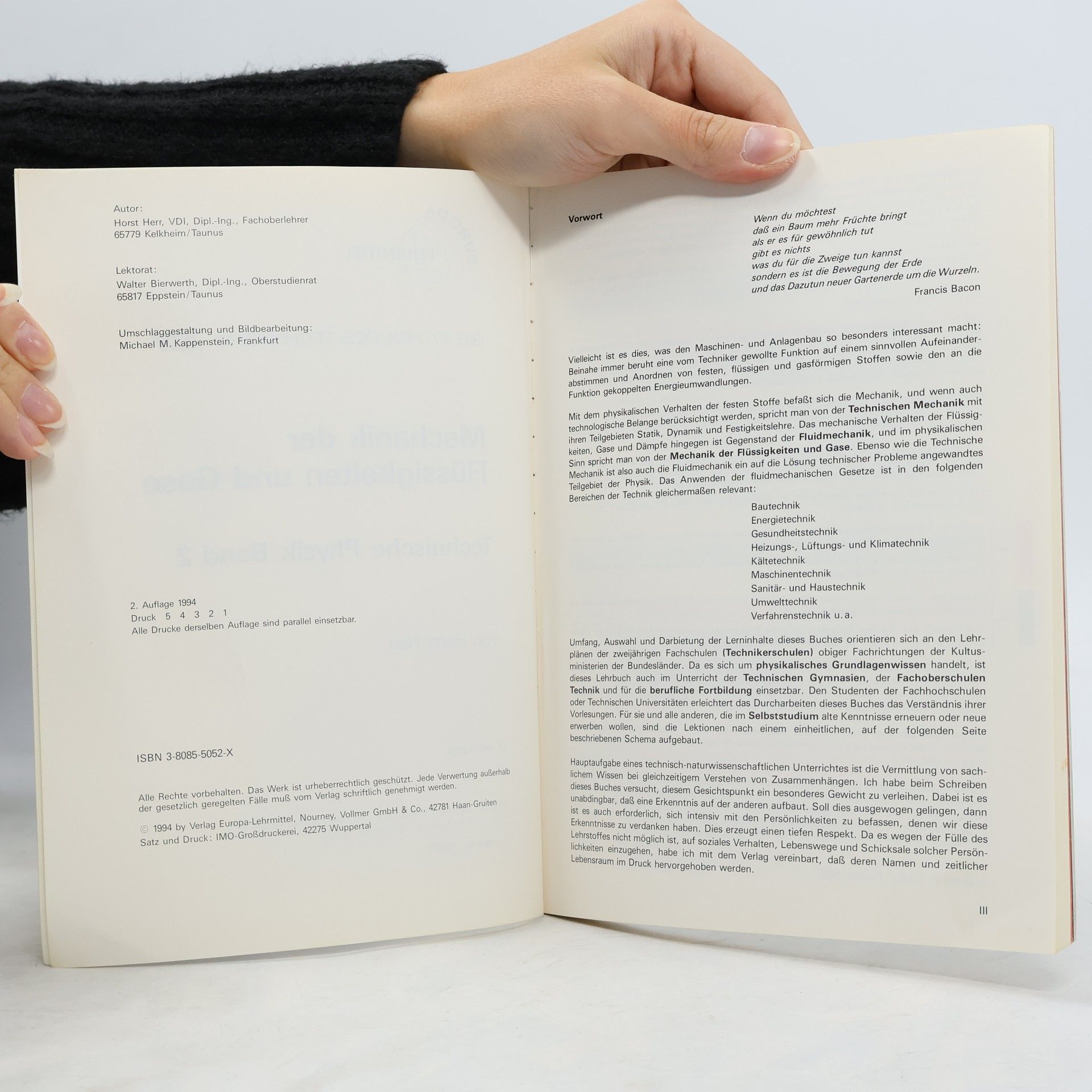 Horst Herr Bibliothek des Technikers - 2: Technische Physik