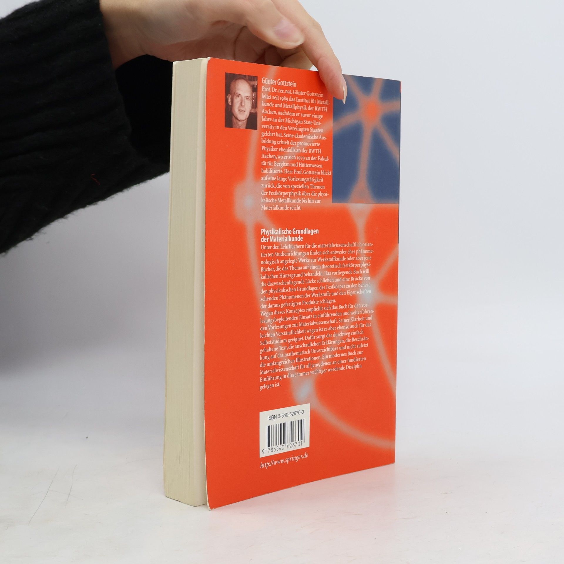 Günter Gottstein Springer-Lehrbuch: Physikalische Grundlagen der Materialkunde