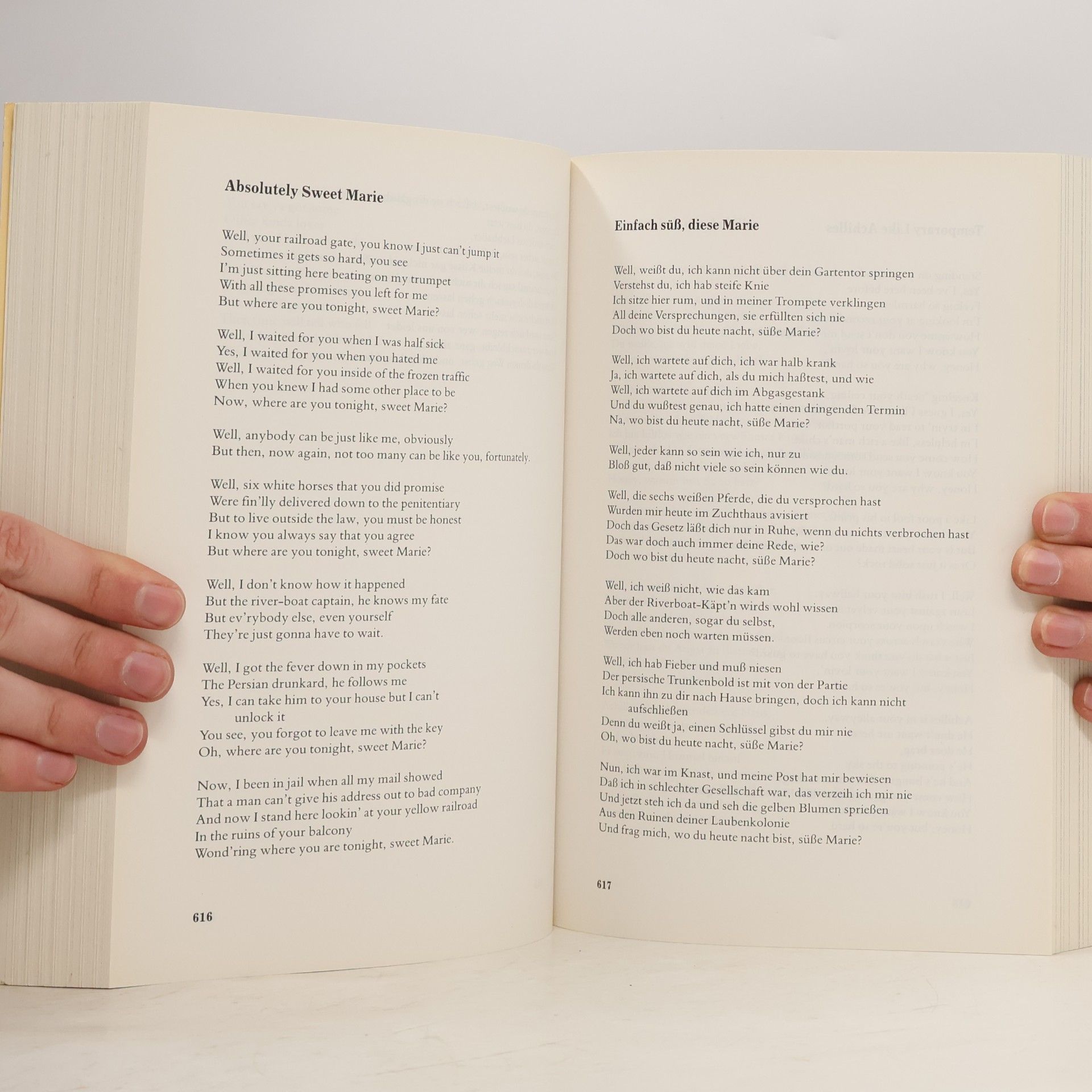 Bob Dylan Bob Dylan Songtexte. Lyrics 1962 - 1985