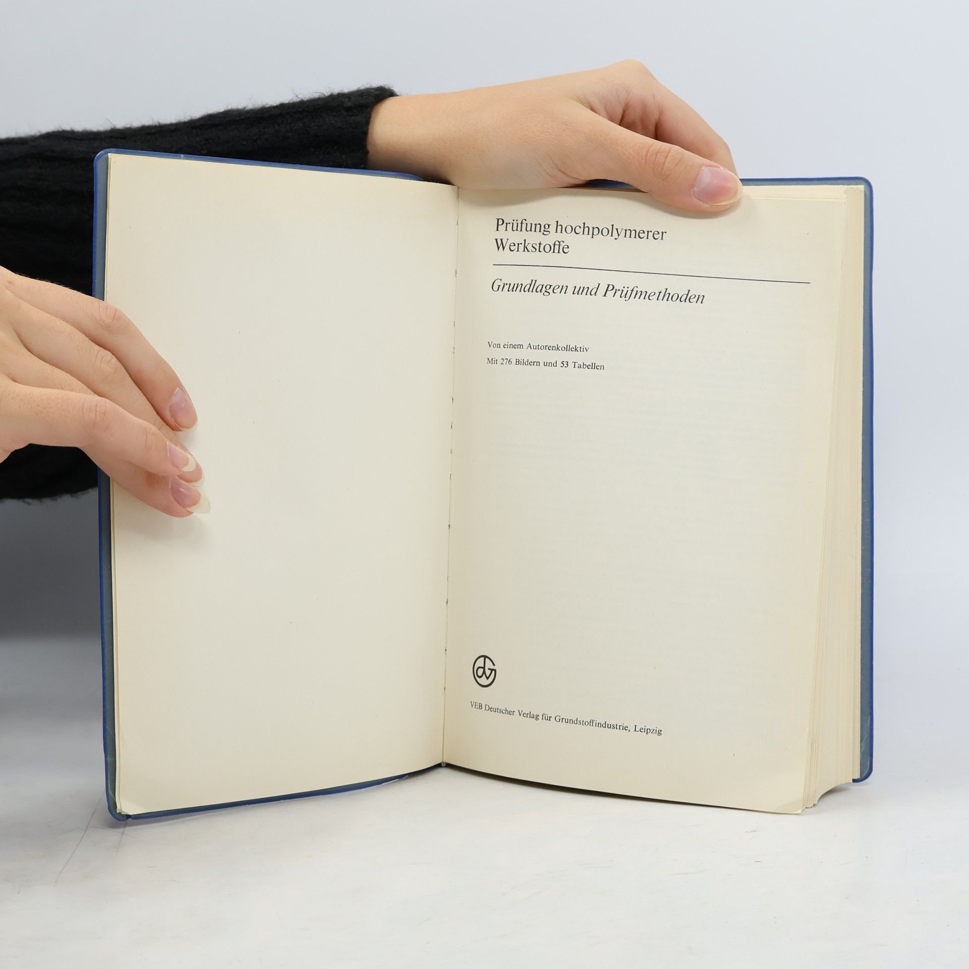 Autorenkollektiv Prüfung hochpolymerer Werkstoffe