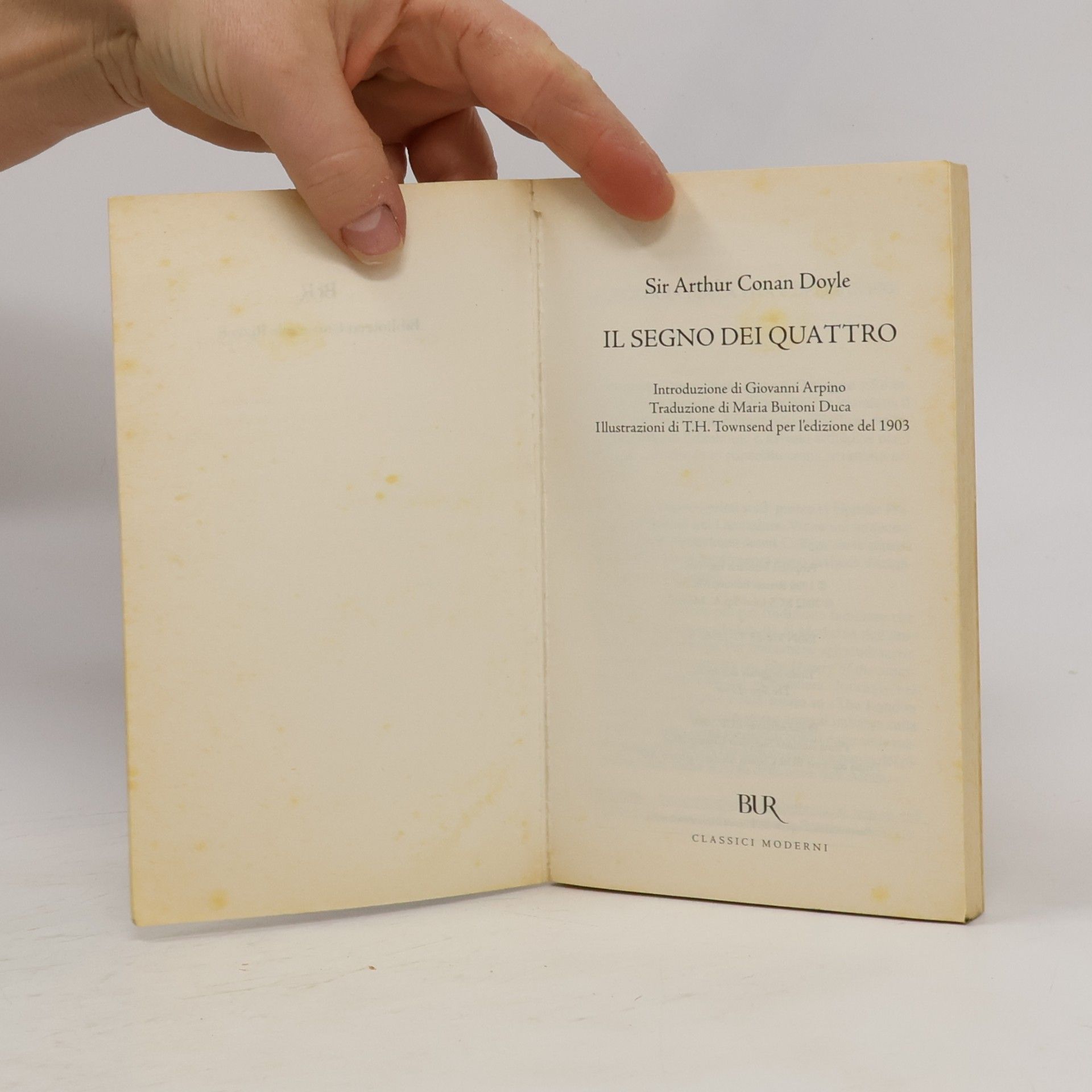 Arthur Conan Doyle Classici moderni: Il segno dei quattro