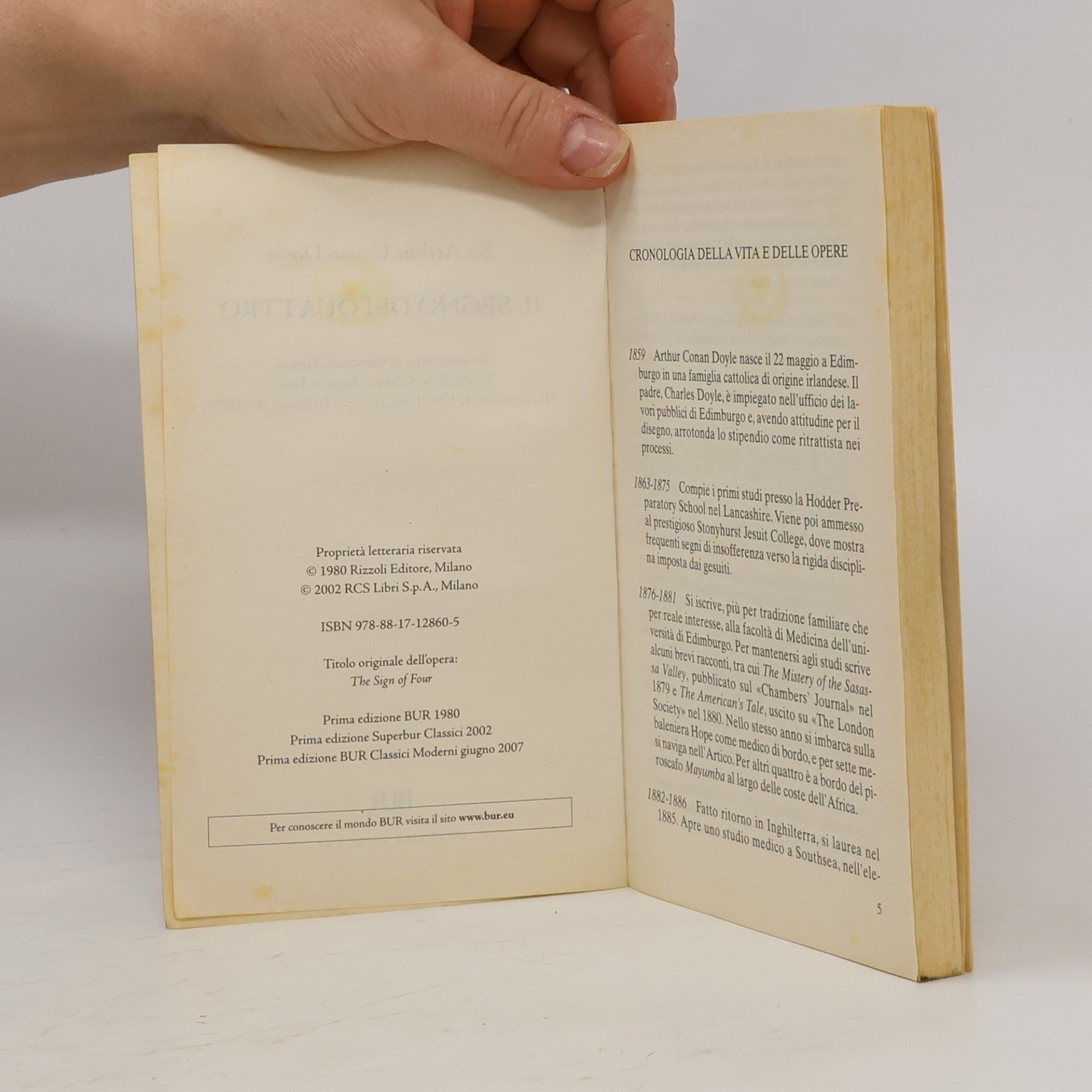 Arthur Conan Doyle Classici moderni: Il segno dei quattro
