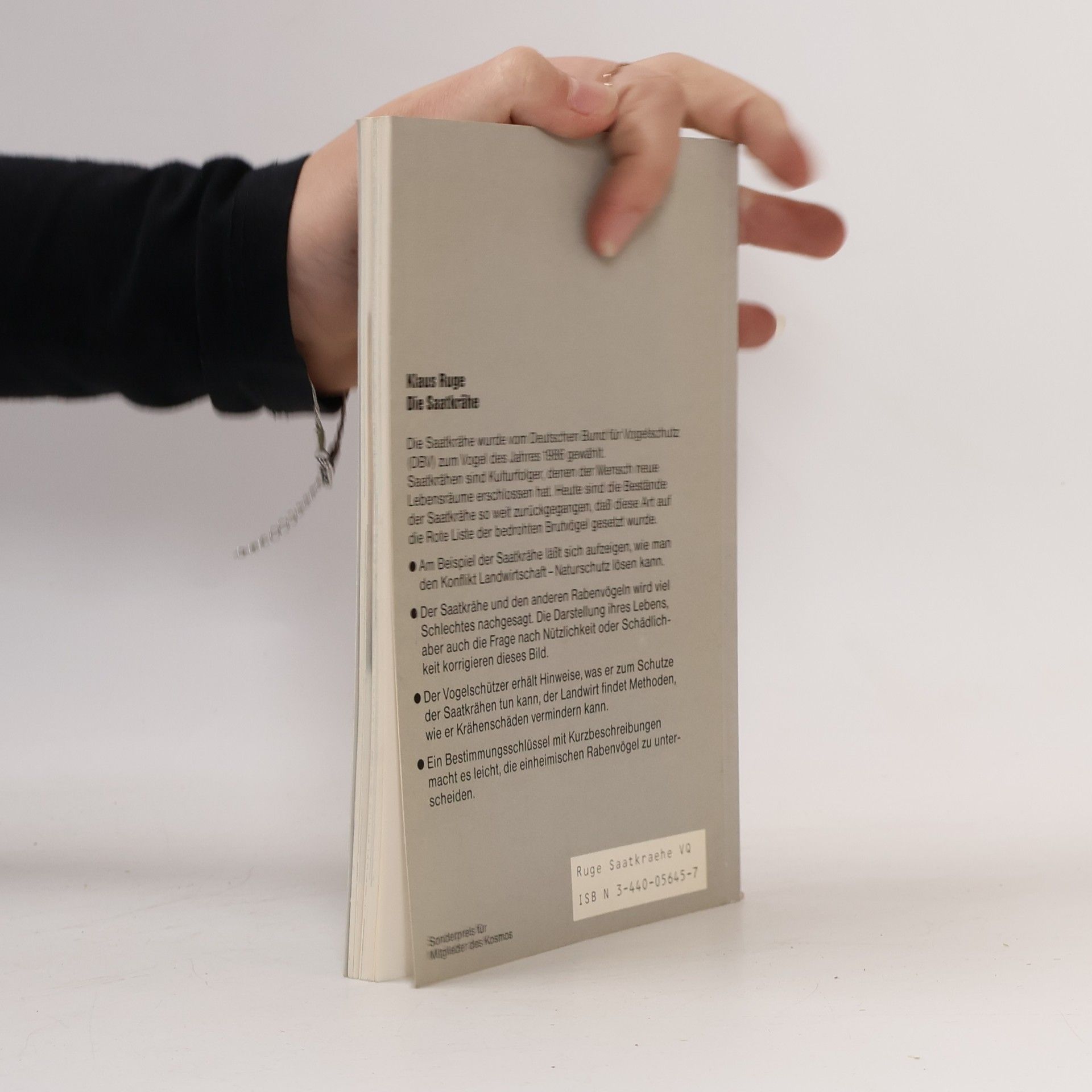 Klaus Ruge DBV-Buch: Die Saatkrähe