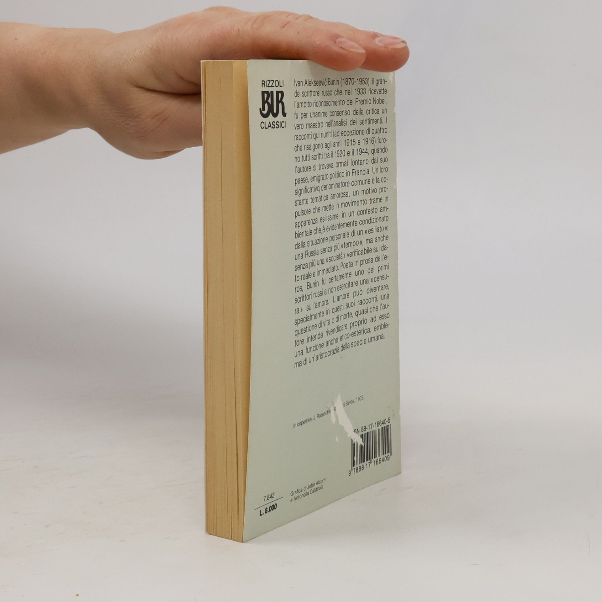 Ivan Alexejevič Bunin Biblioteca Universale Rizzoli: Racconti d'amore