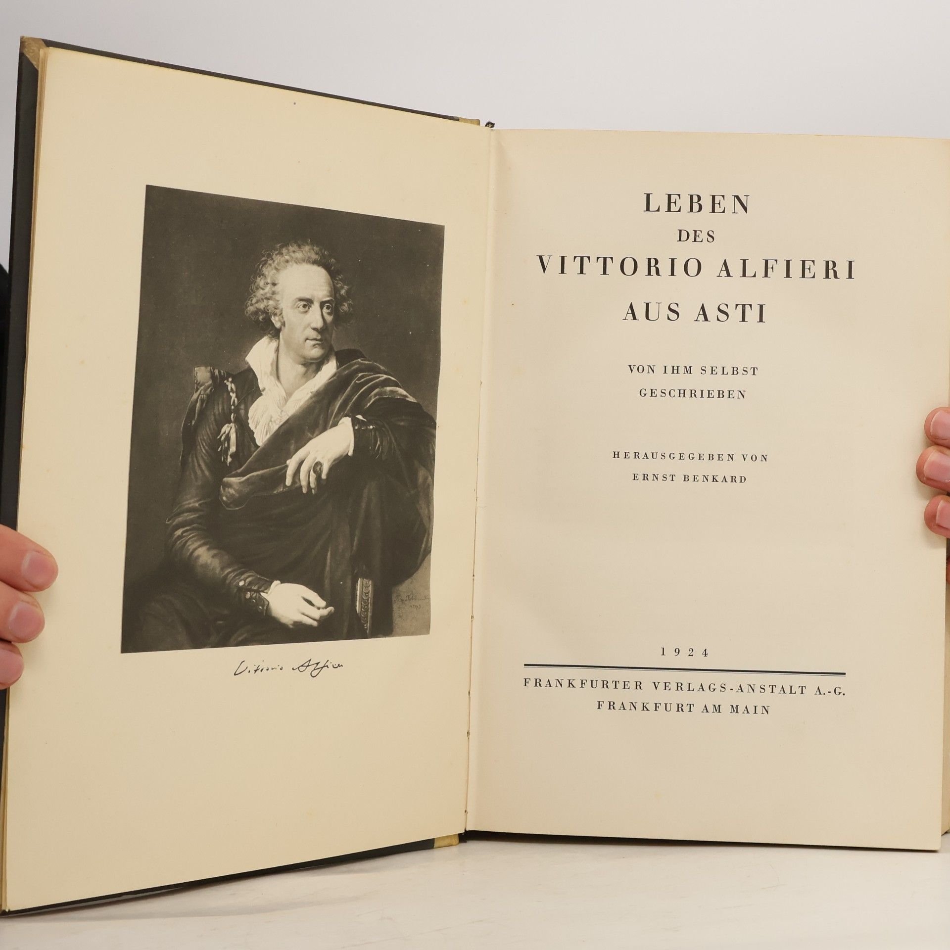 Various authors Leben des Vittorio Alfieri