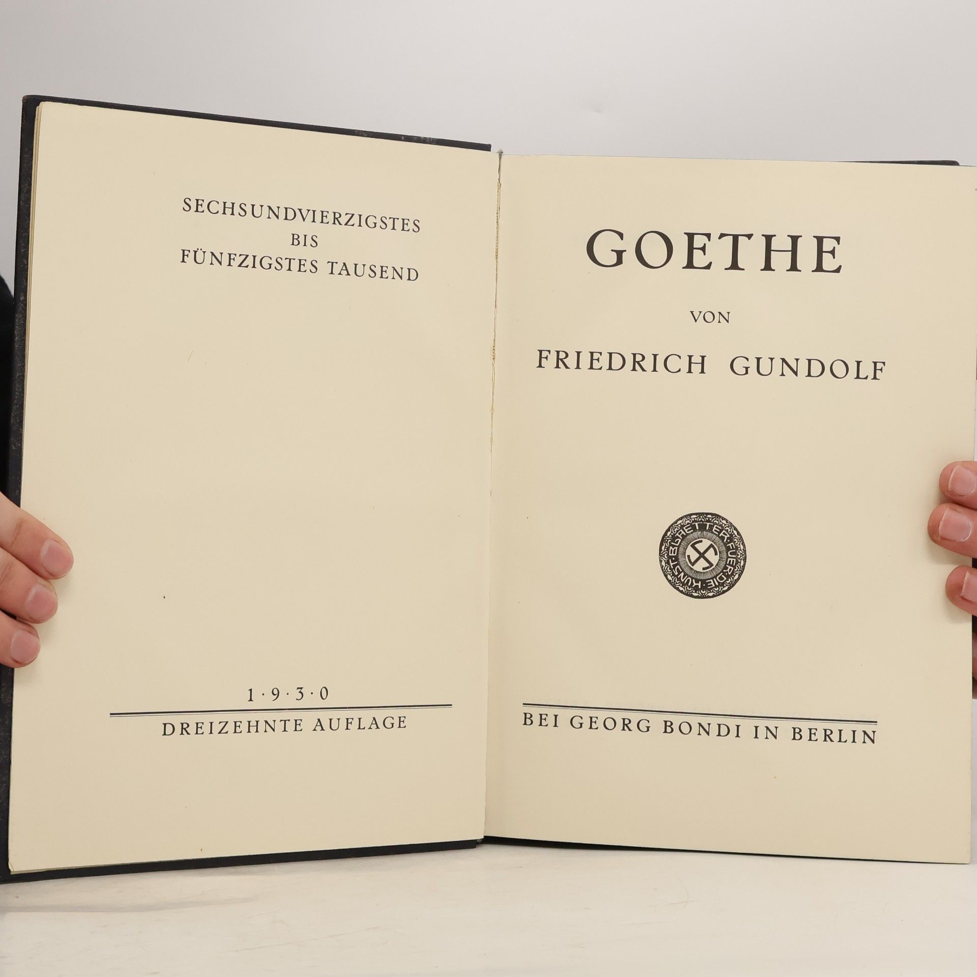 Friedrich Gundolf Goethe von Friedrich Gundolf