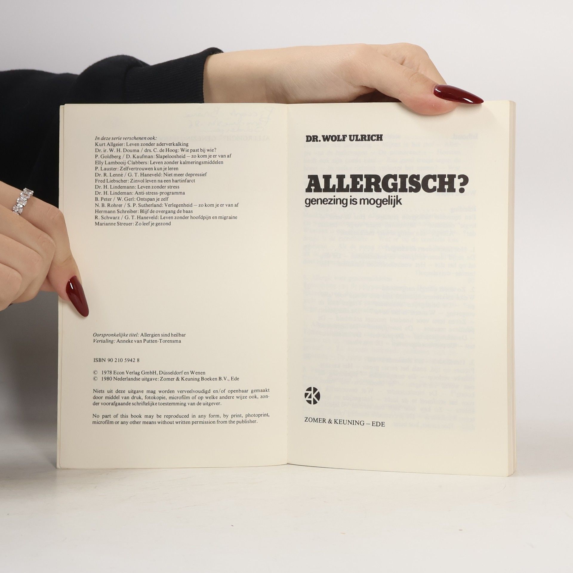 Wolf Ulrich Allergisch?