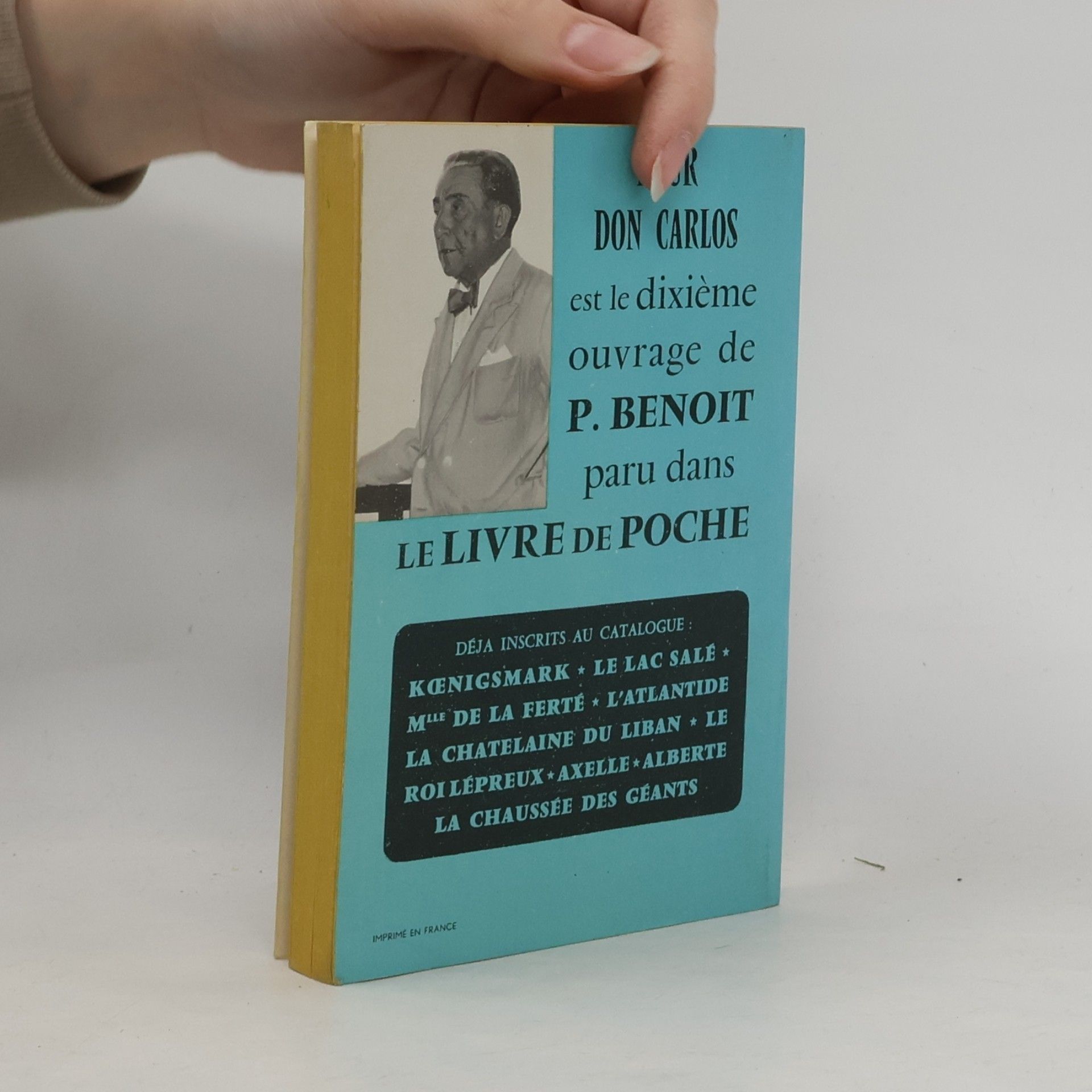 Pierre Benoit Pour Don Carlos