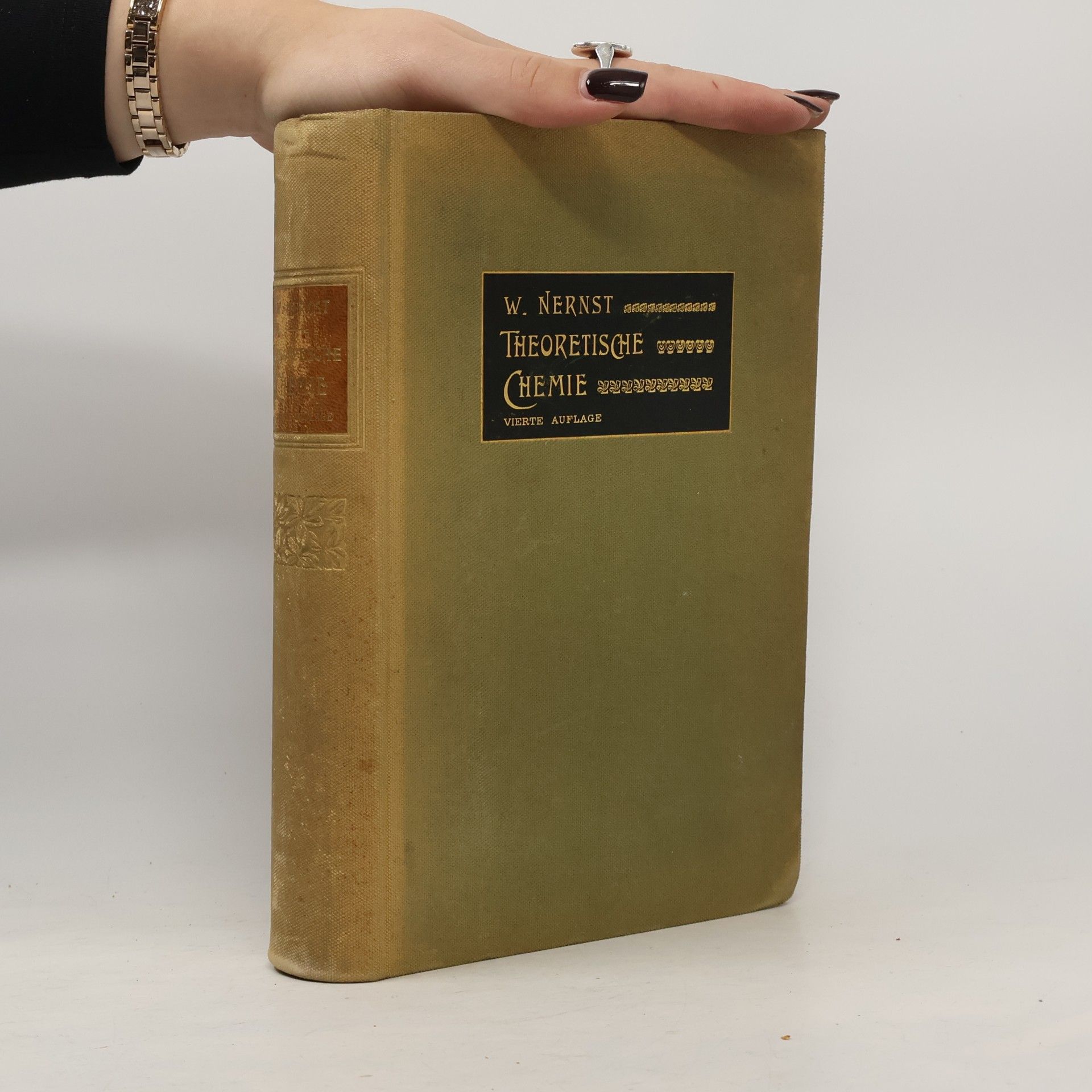 Walther Nernst Theoretische Chemie 4