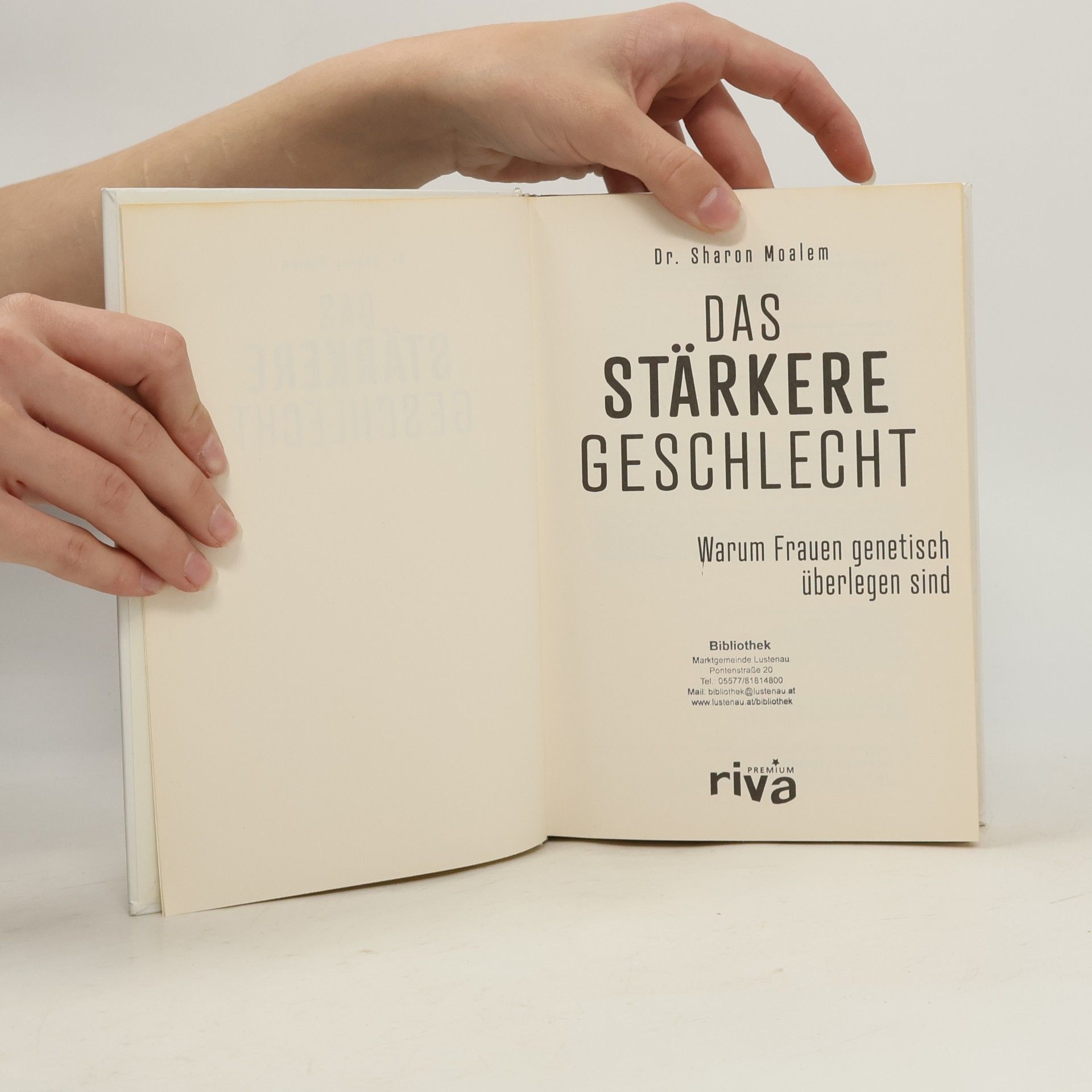 Sharon Moalem Das stärkere Geschlecht